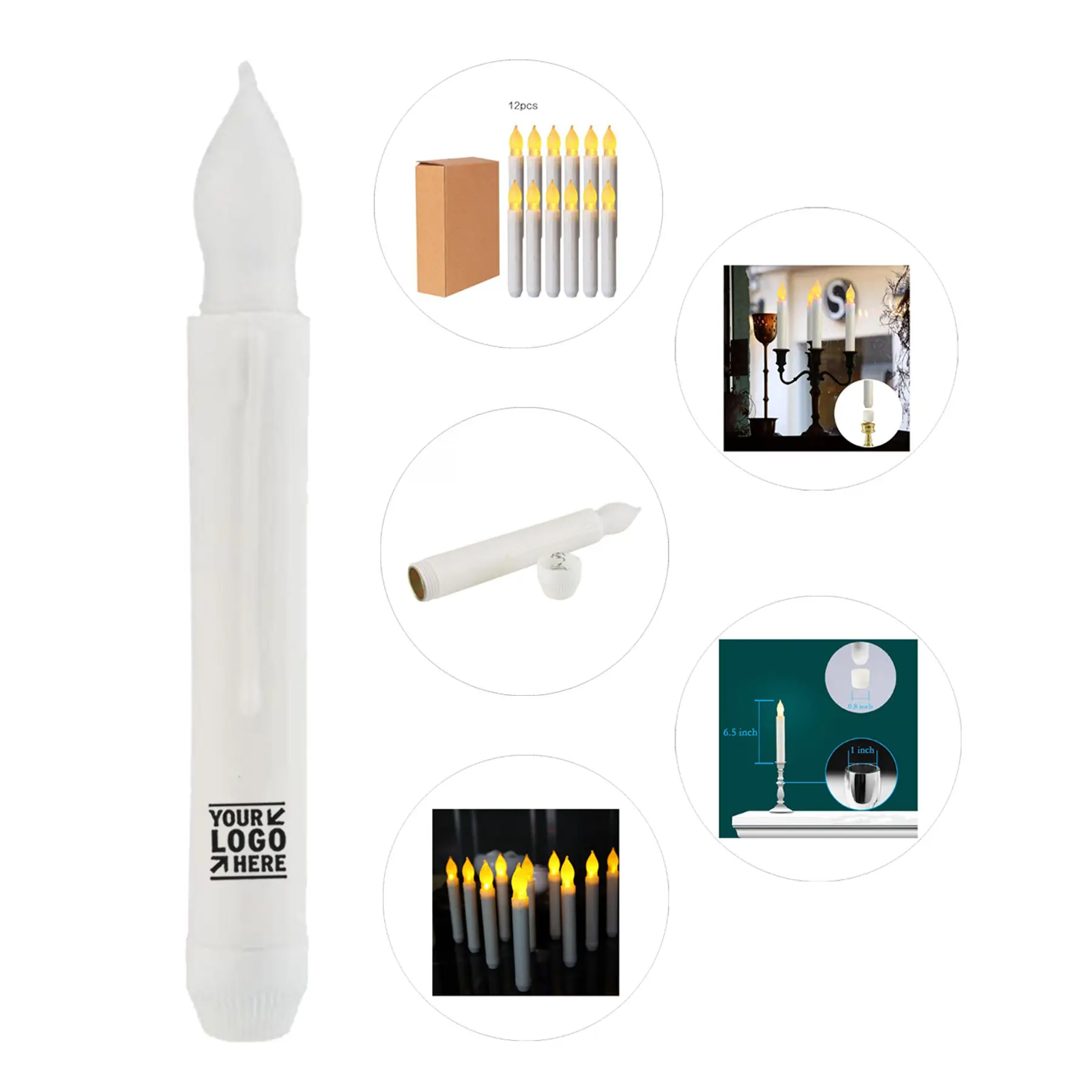 Battery-Powered LED Taper Candle 2