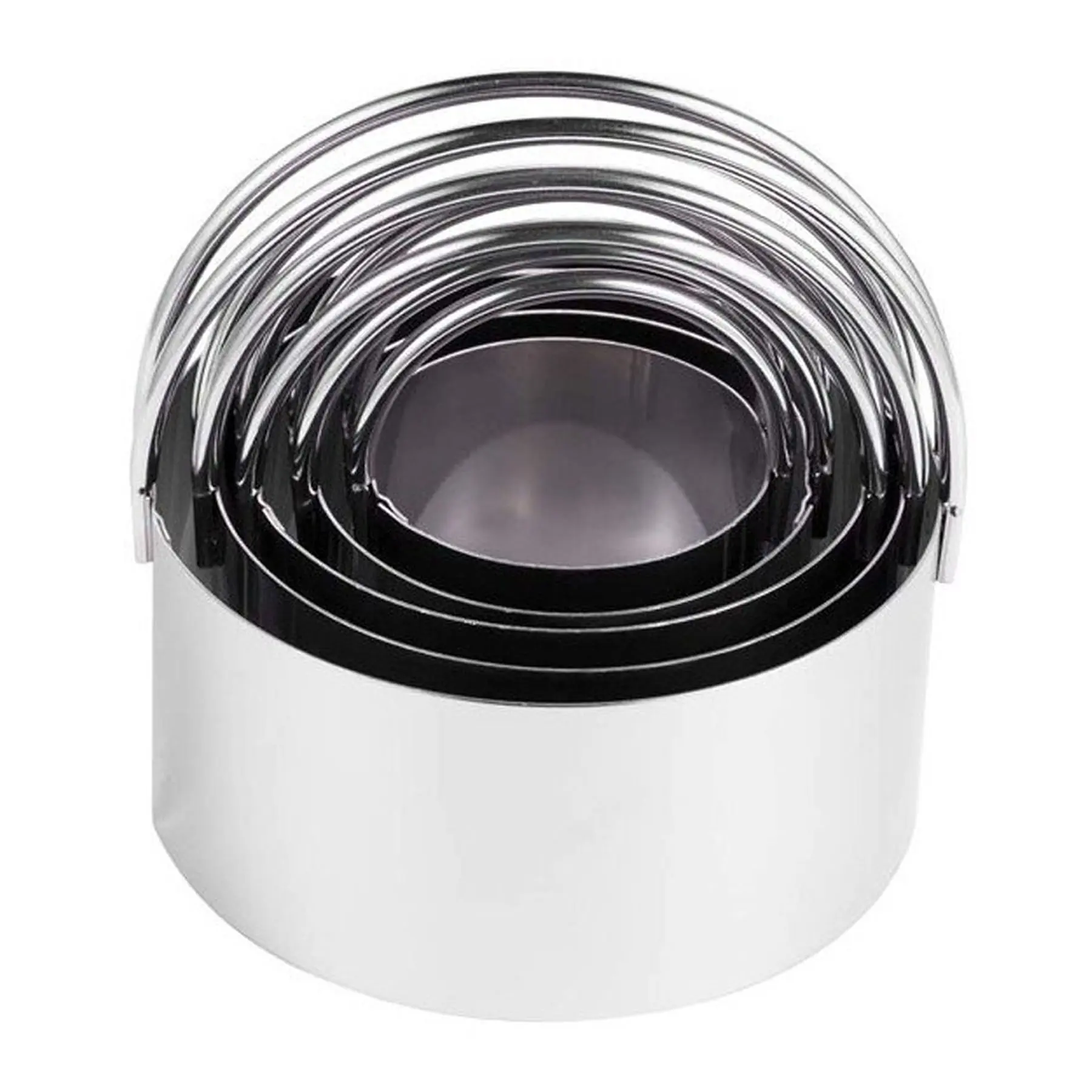 Round Cookie Cutter Set with Handles