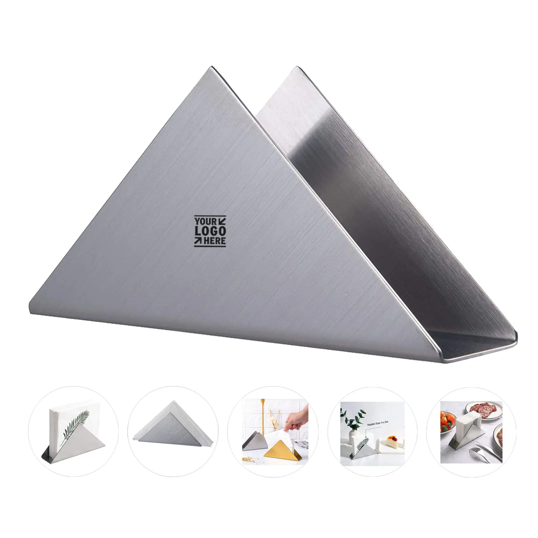 Elegant Triangle Napkin Holder 2