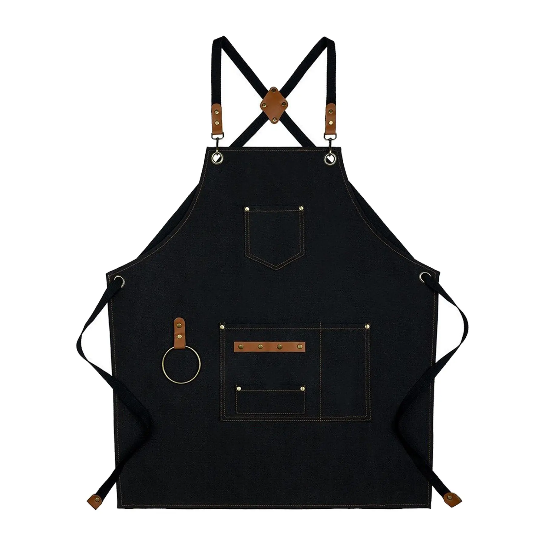 Versatile Utility Apron with Adjustable Back and Storage