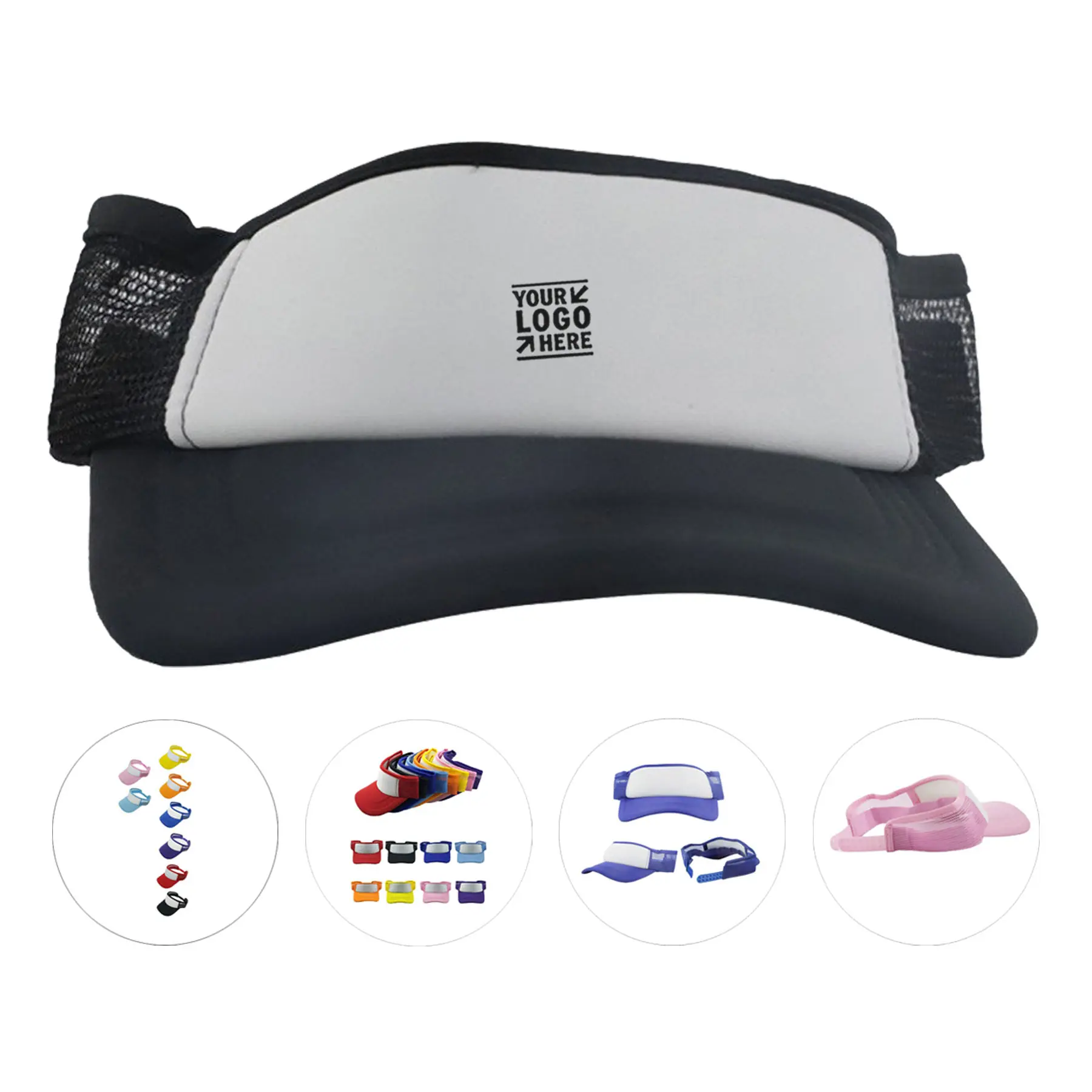 Versatile Sublimation Sport Sun Visor Cap 2