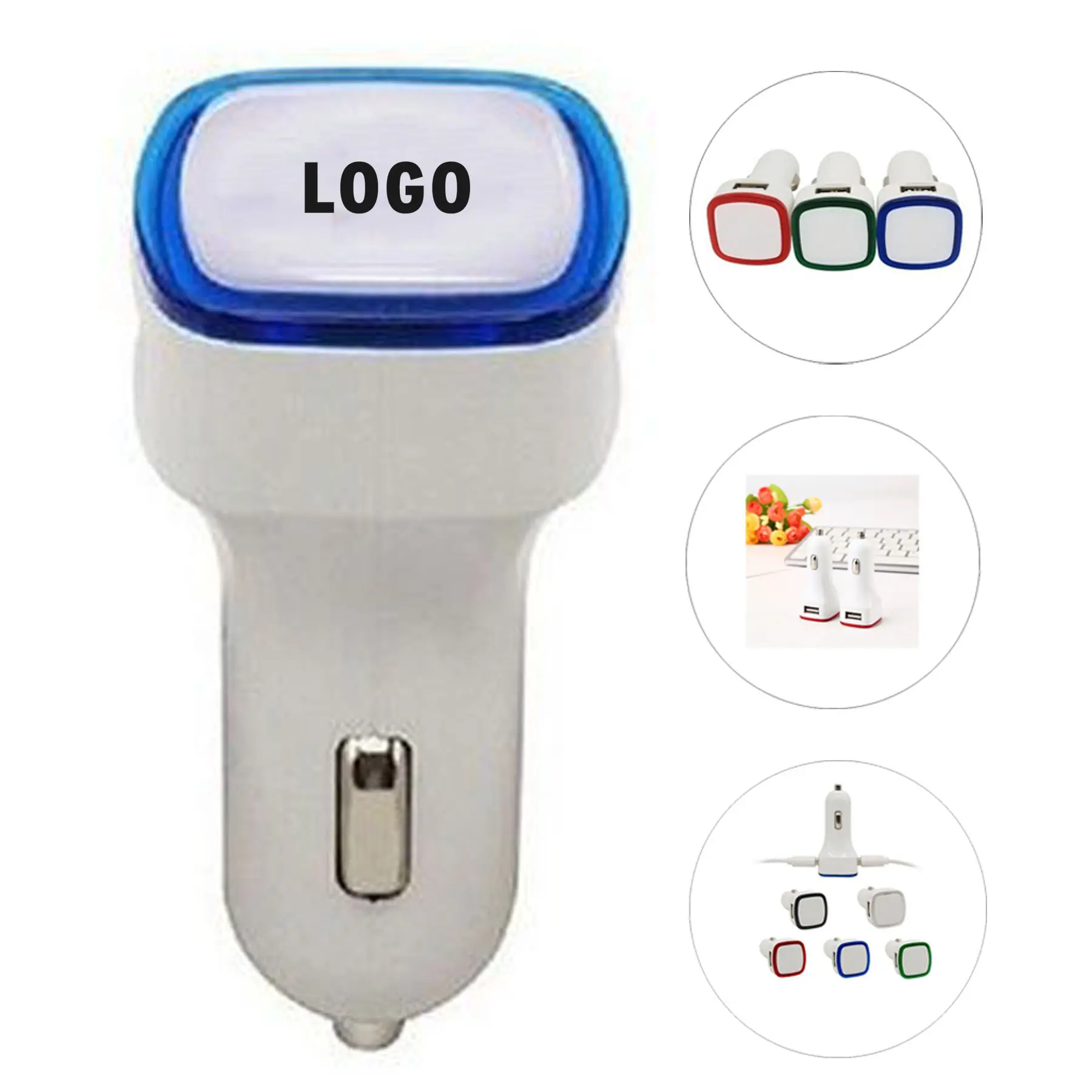 Compact Dual USB Car Charger 2