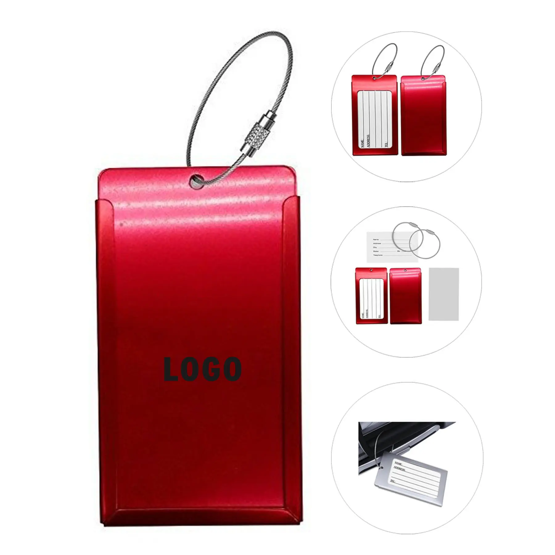 Durable Metal Luggage Identifier 2
