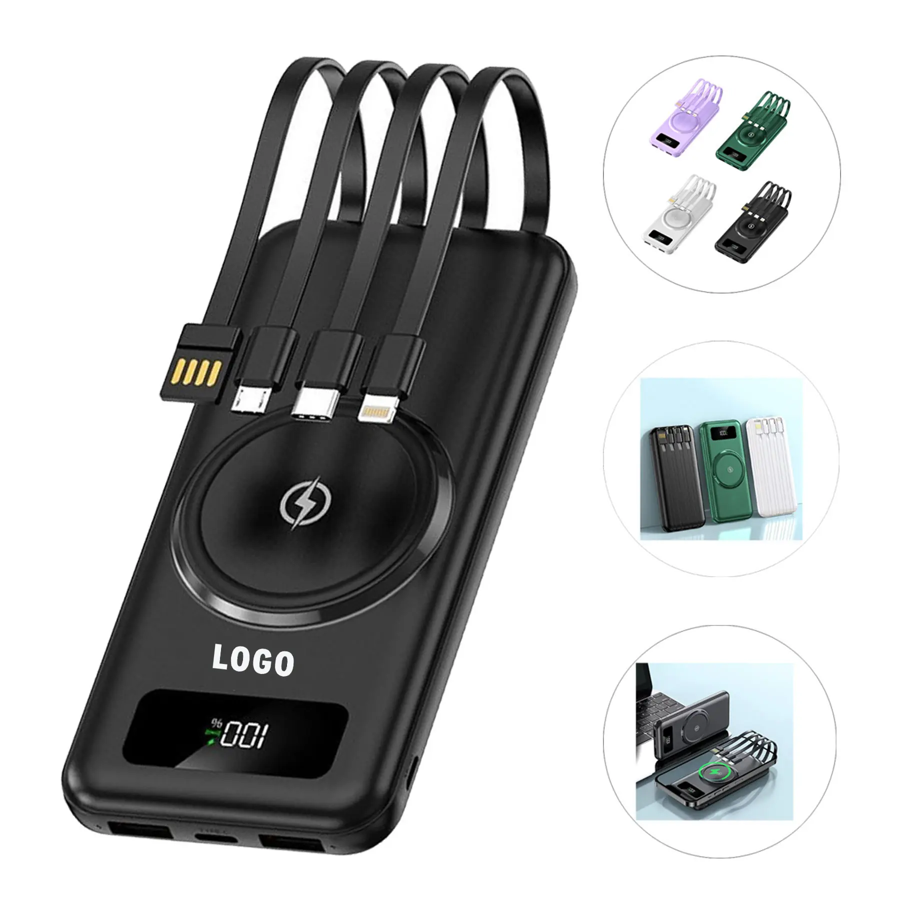 Portable Magnetic Wireless Charging Bank 2