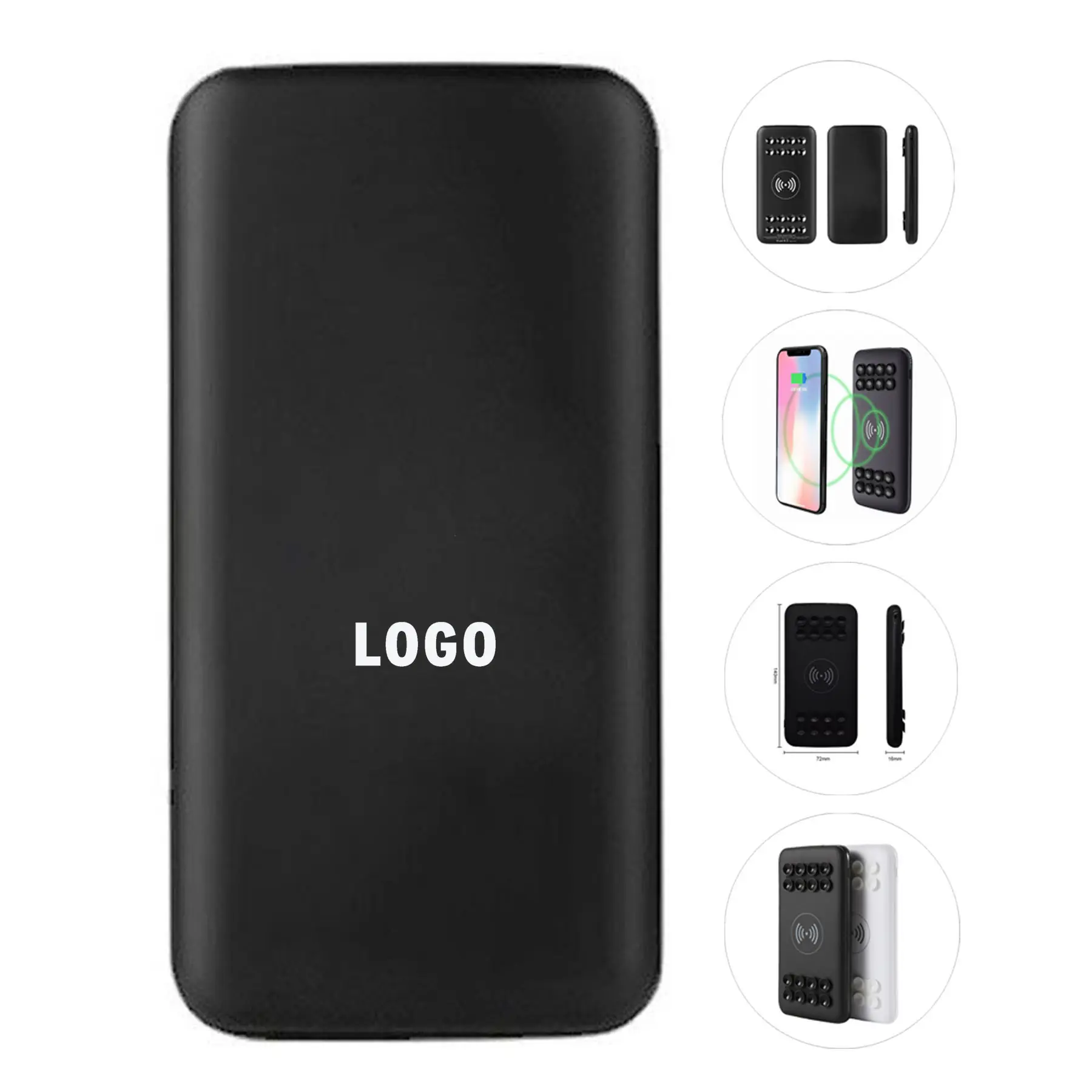 Compact Wireless Power Bank with Suction Base 2