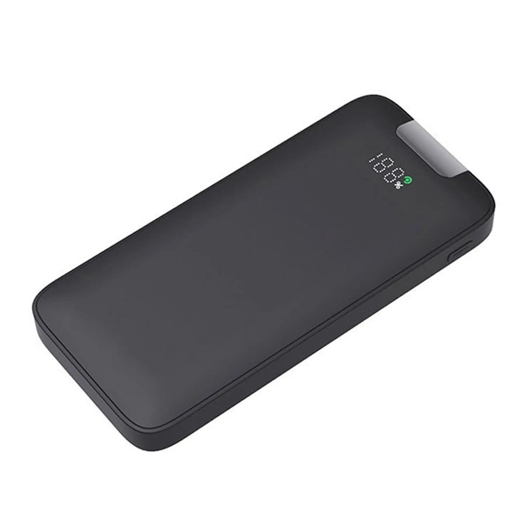 Portable Power Bank with LED Light and Wireless Charging