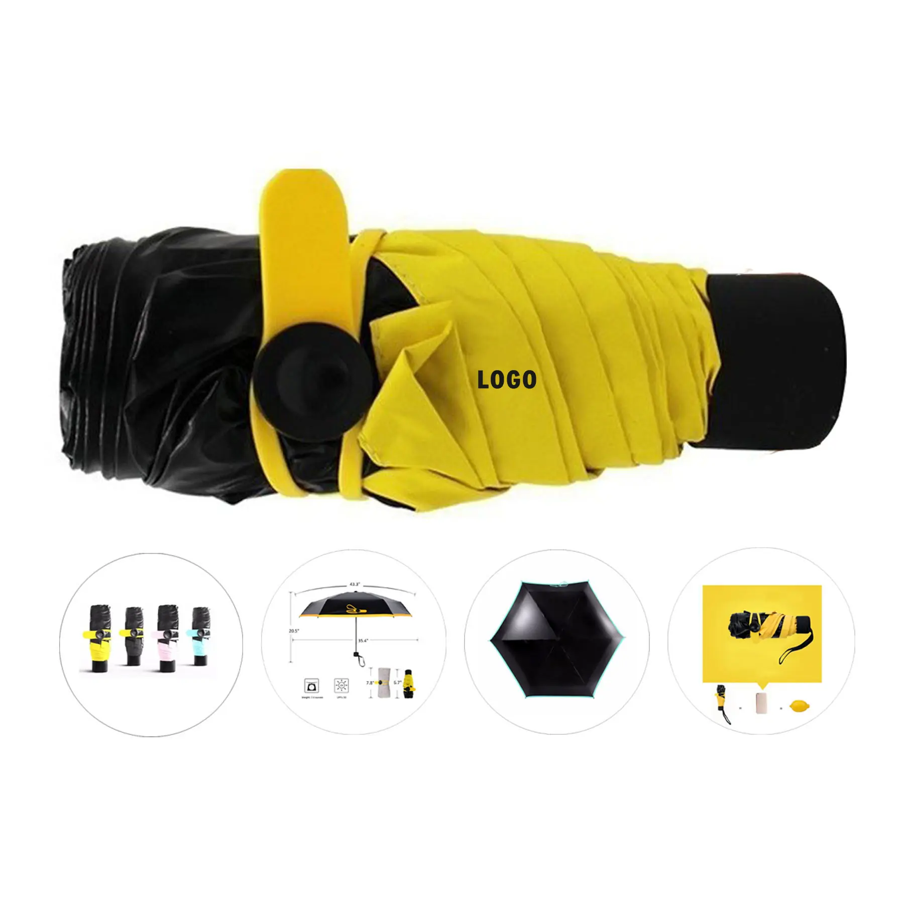 Compact Travel Sun Umbrella 2