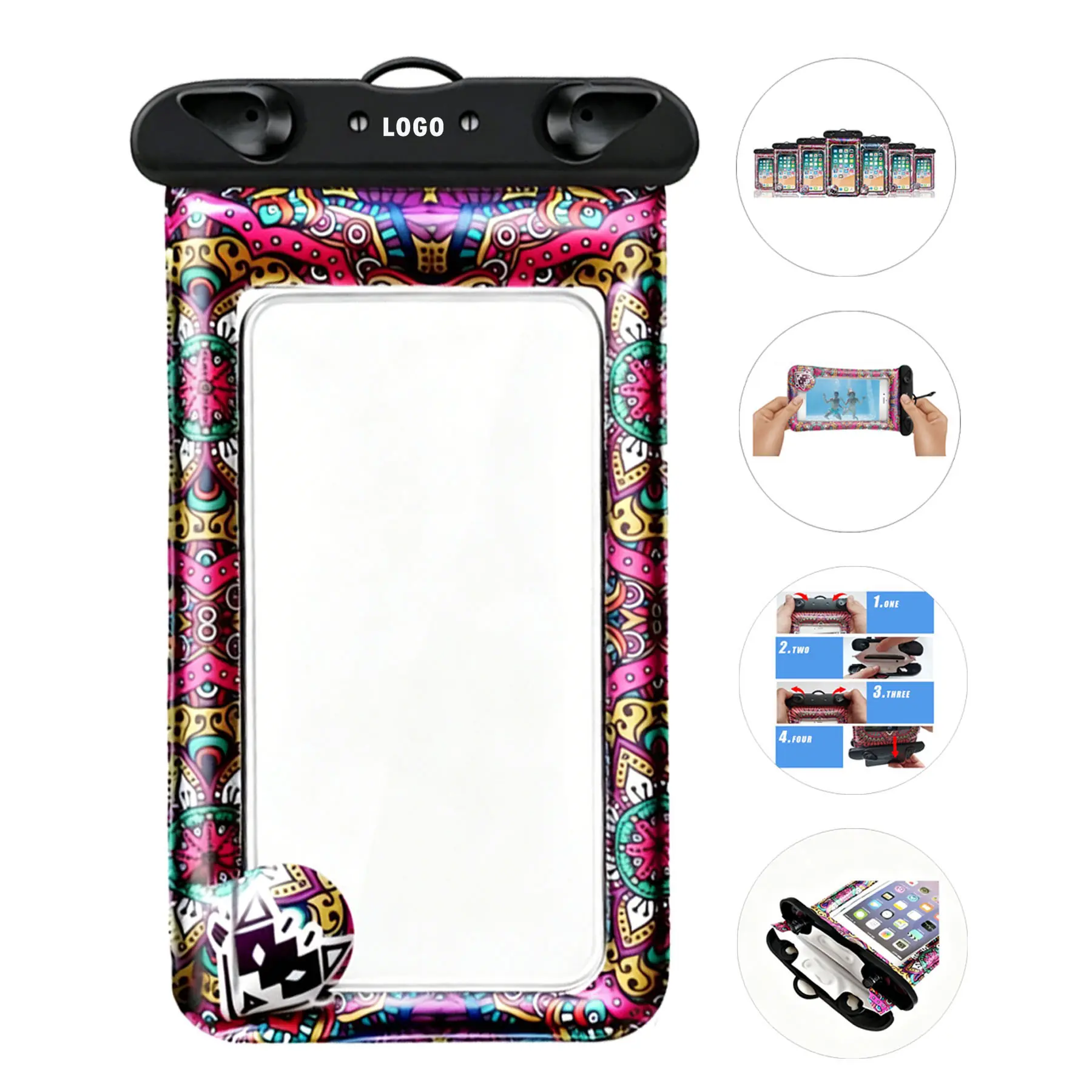 Vibrant Waterproof Phone Pouch 2