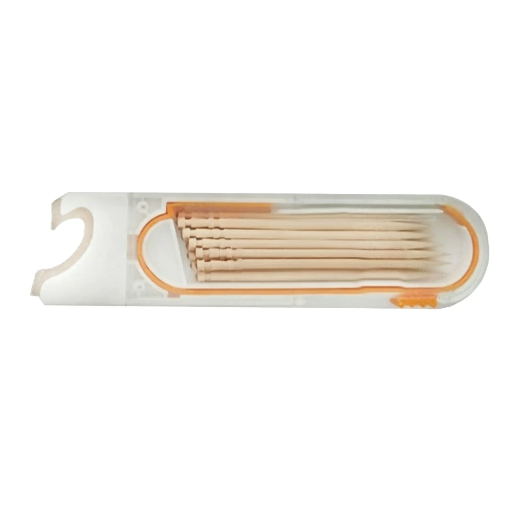 Compact Toothpick Dispenser with Opener