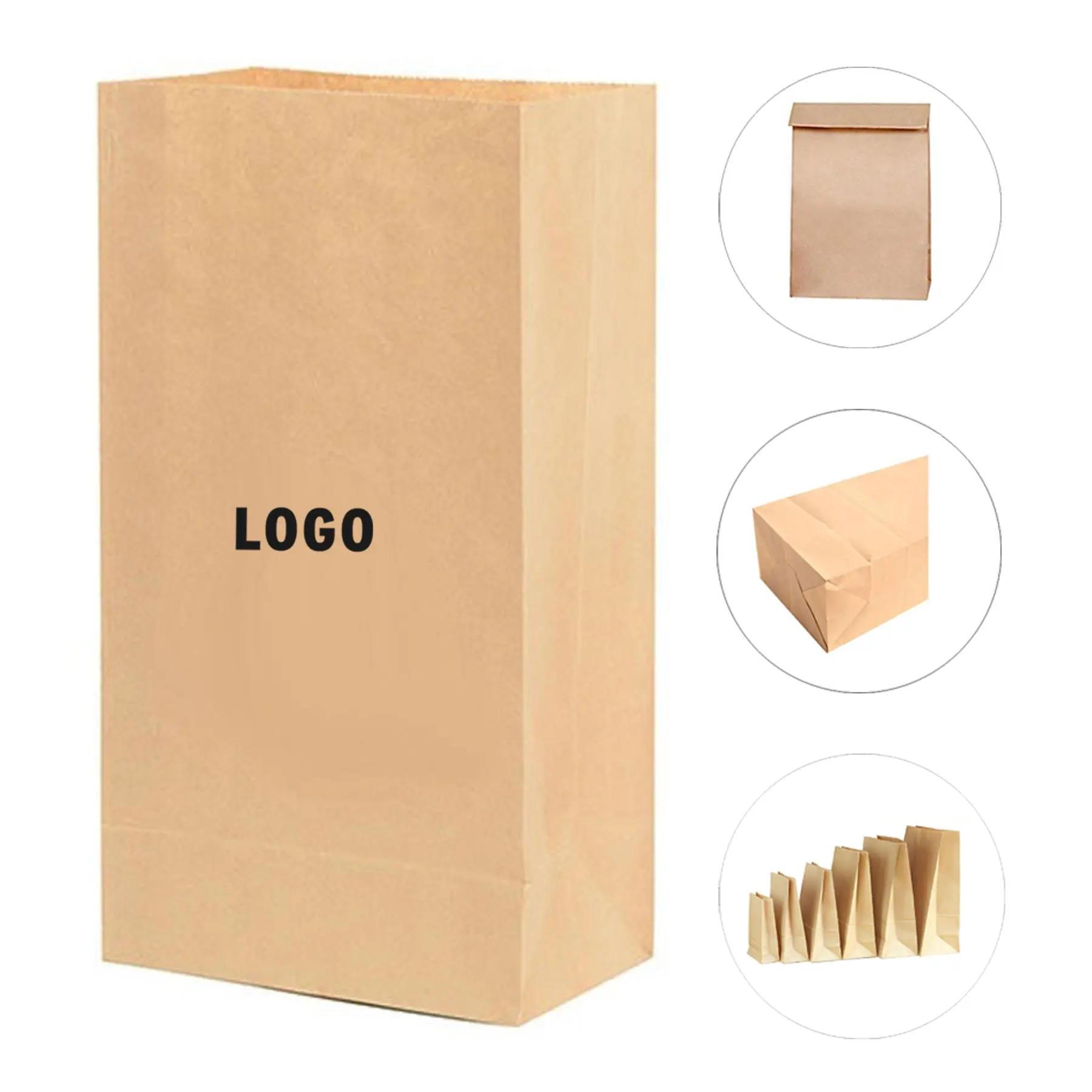 Oil-Resistant Kraft Food Bags 2