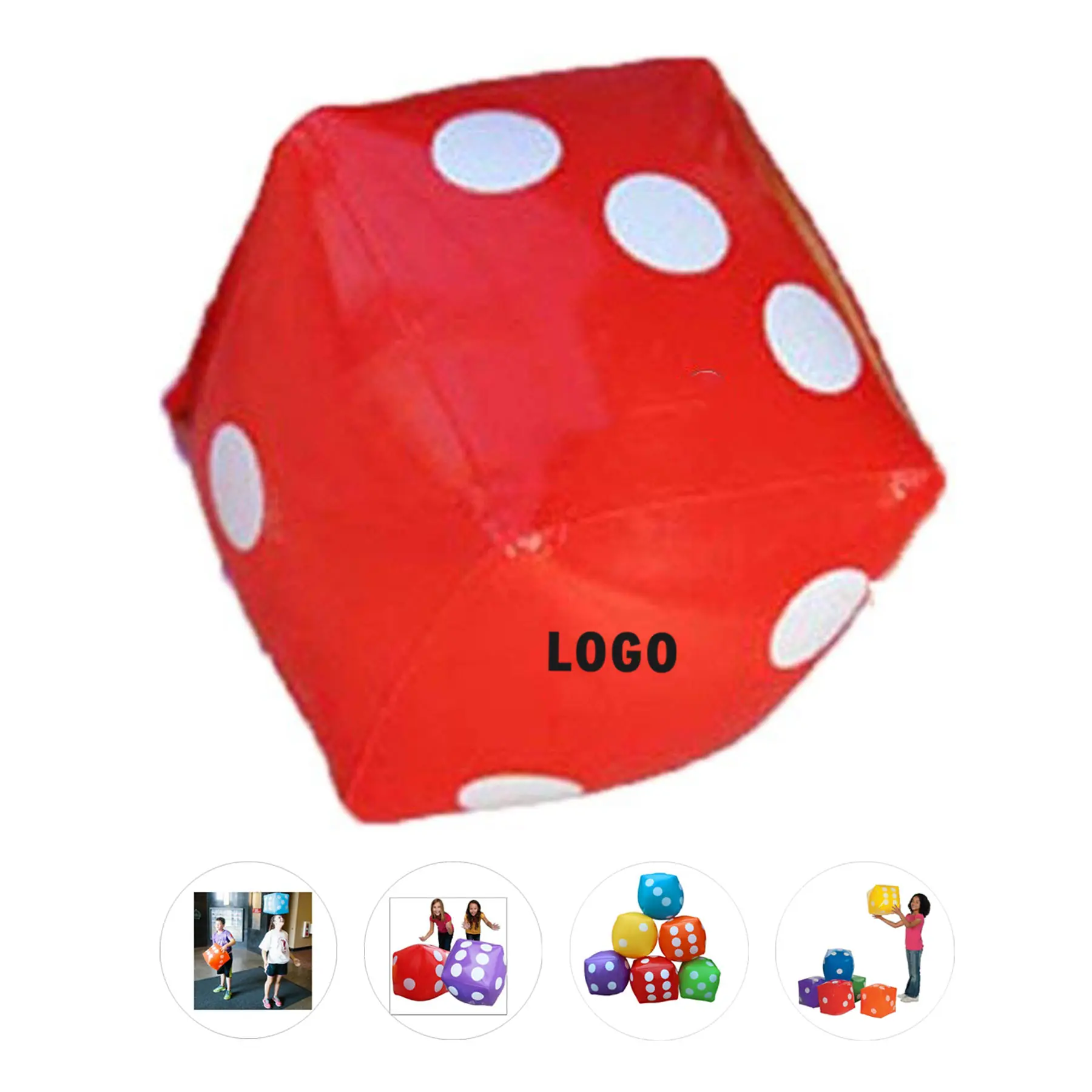 Inflatable Dice Ball Toy 2