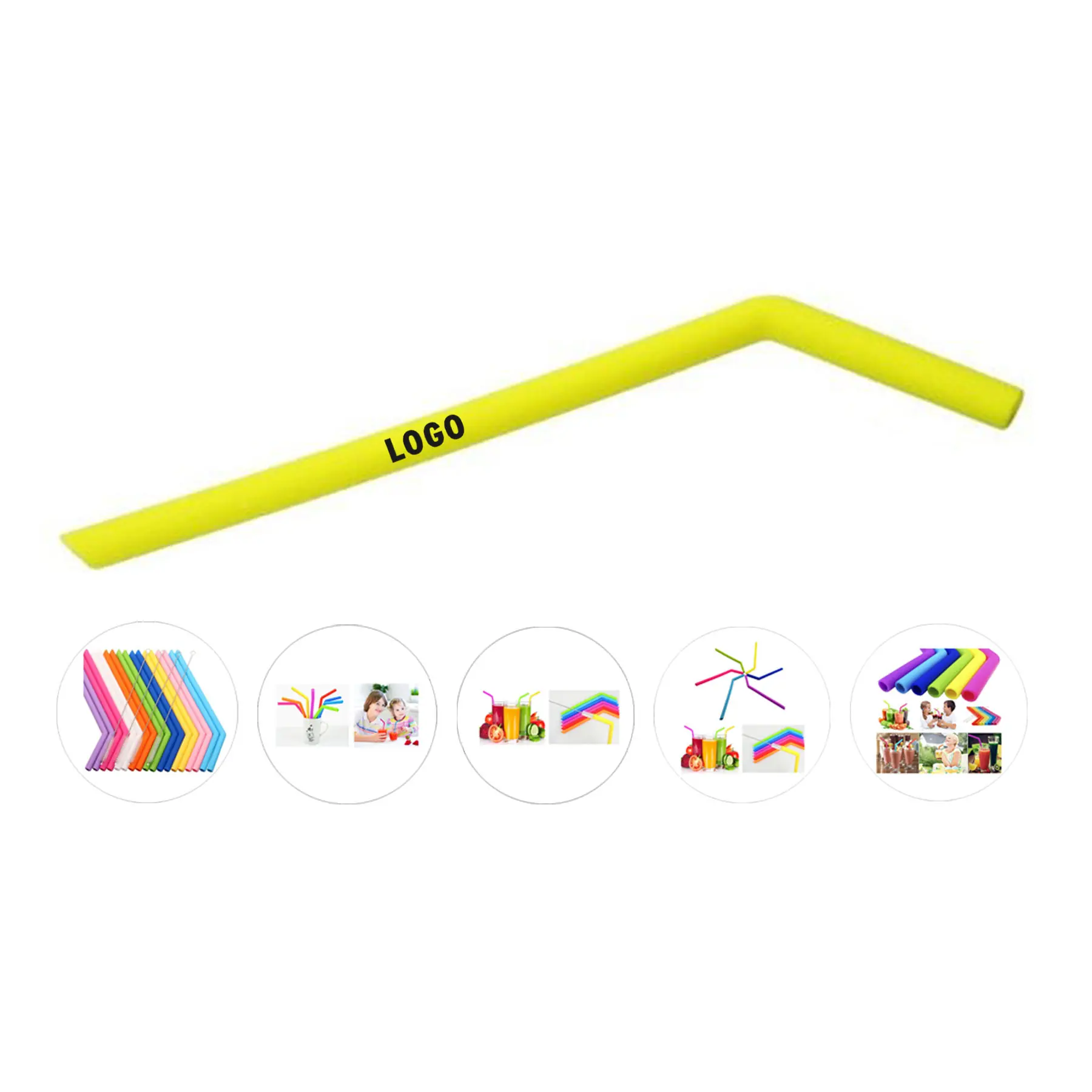 Eco-Friendly Silicone Drinking Straws 2