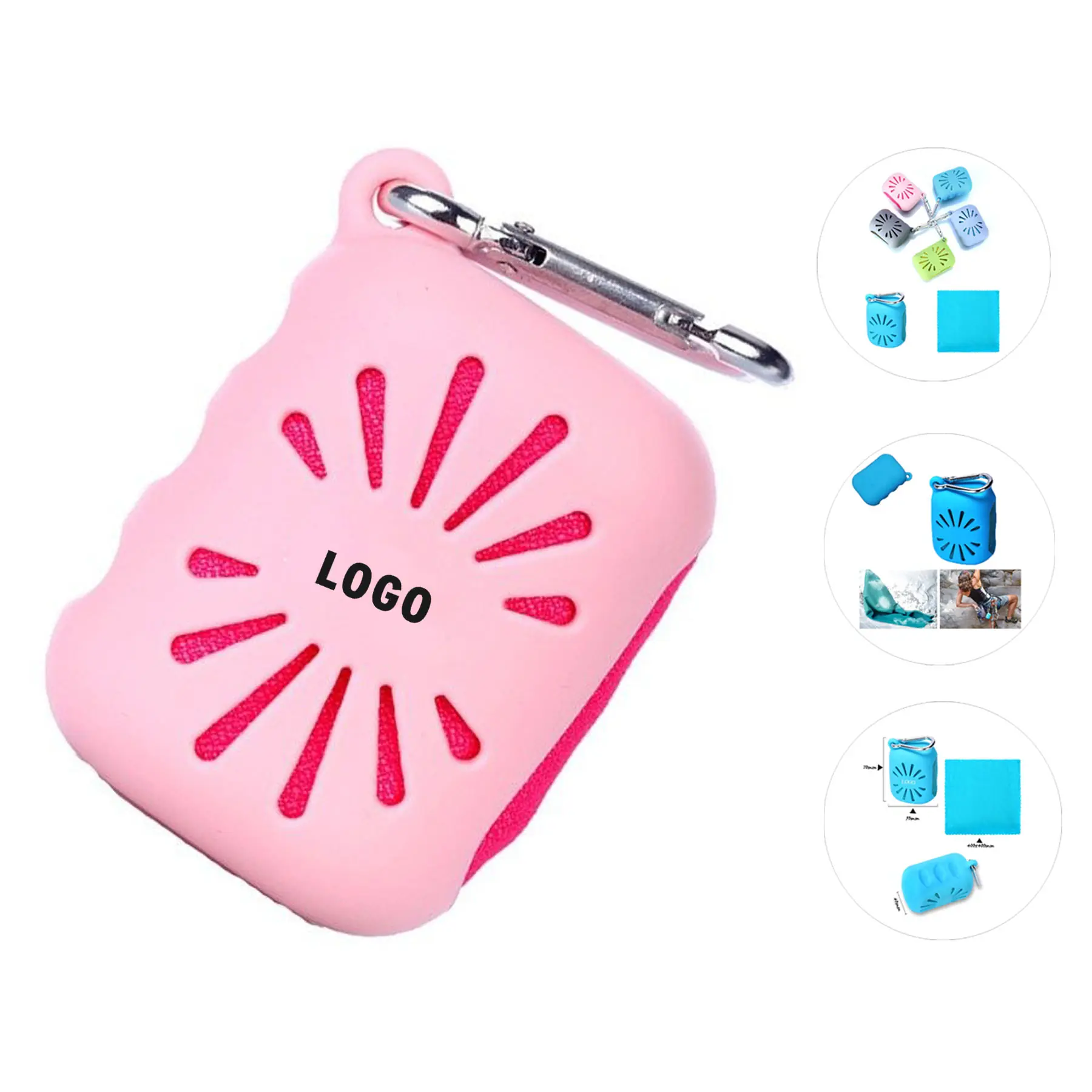 Compact Travel Towel with Storage Pouch 2