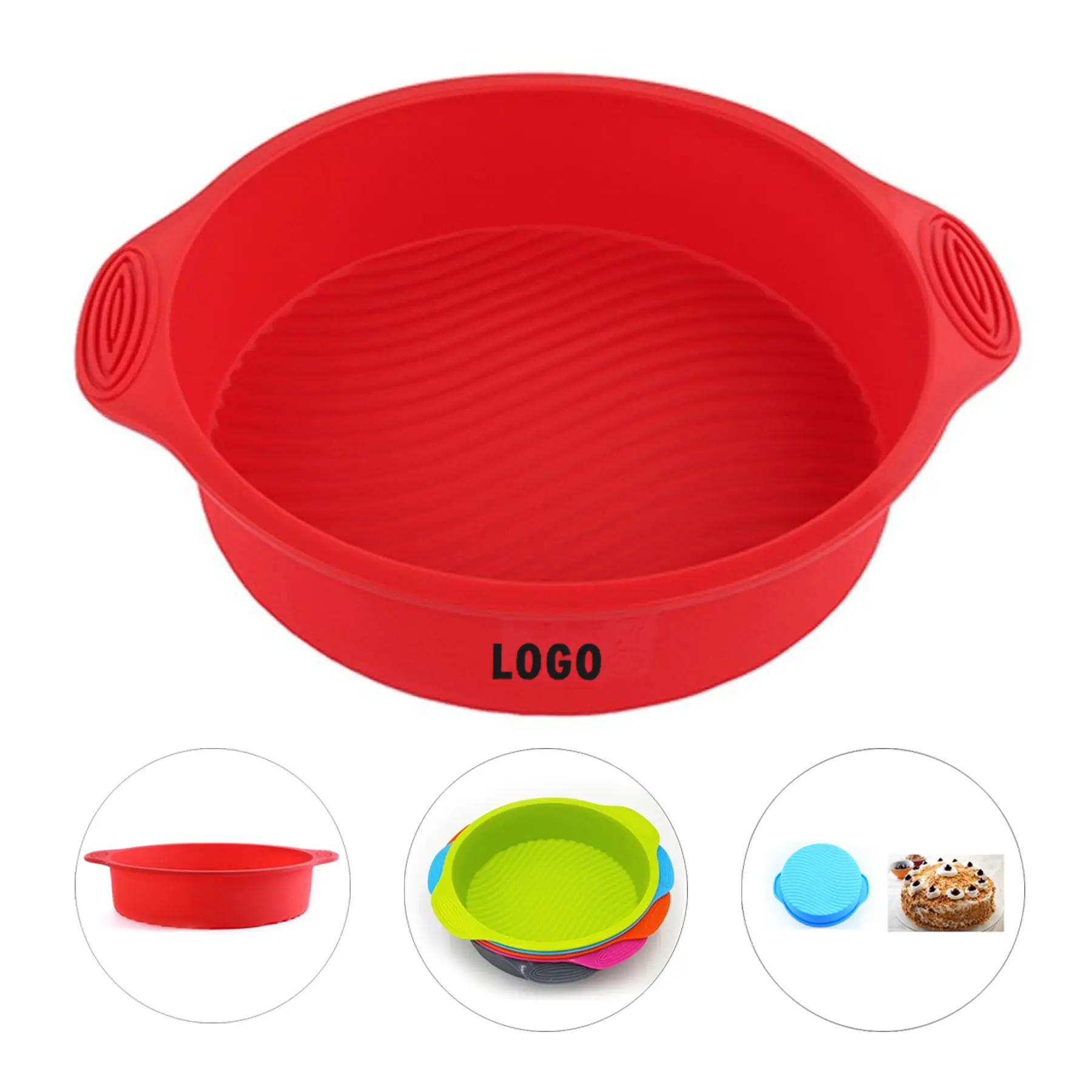 Flexible Round Baking Pan 2