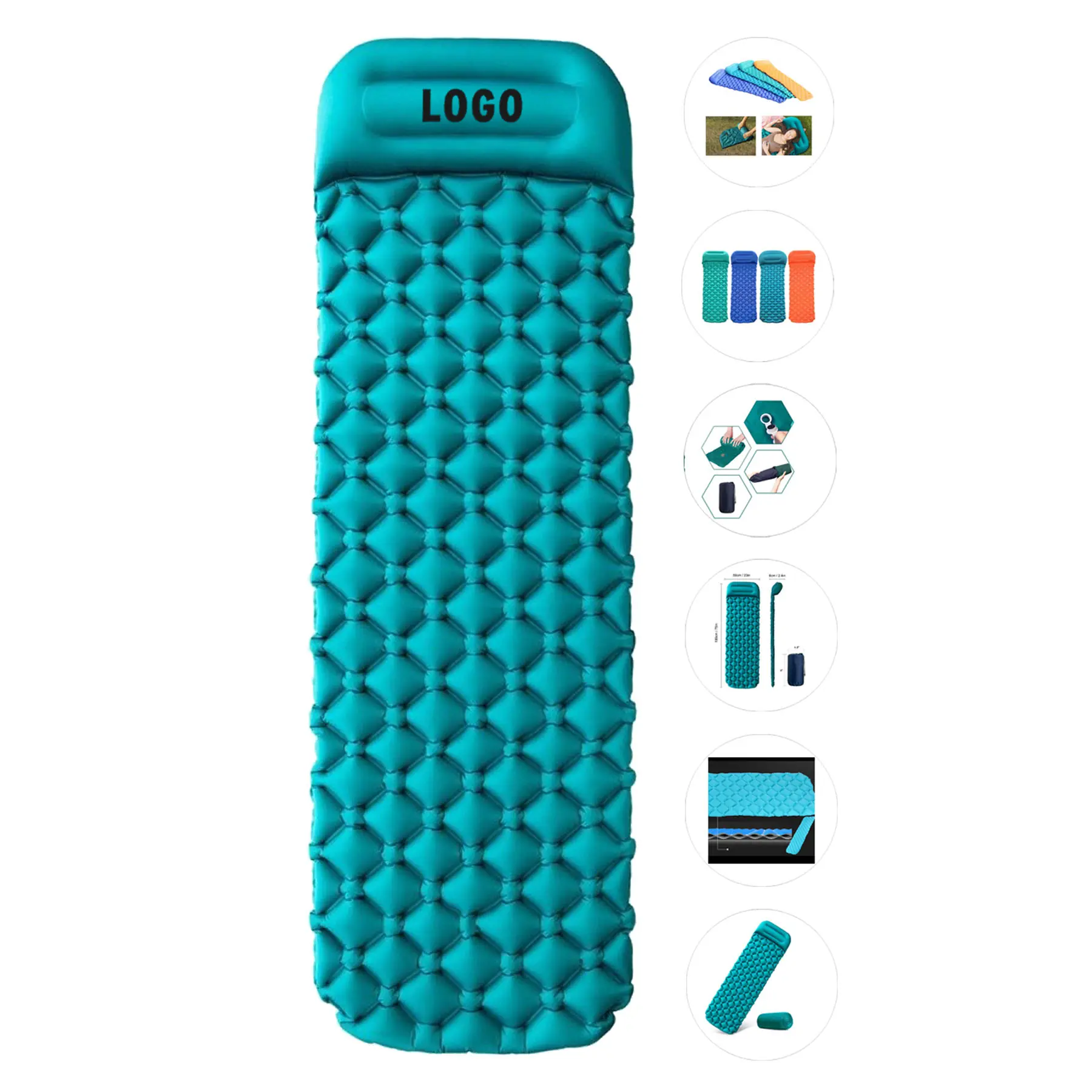 Compact Inflatable Camping Sleep Pad 2