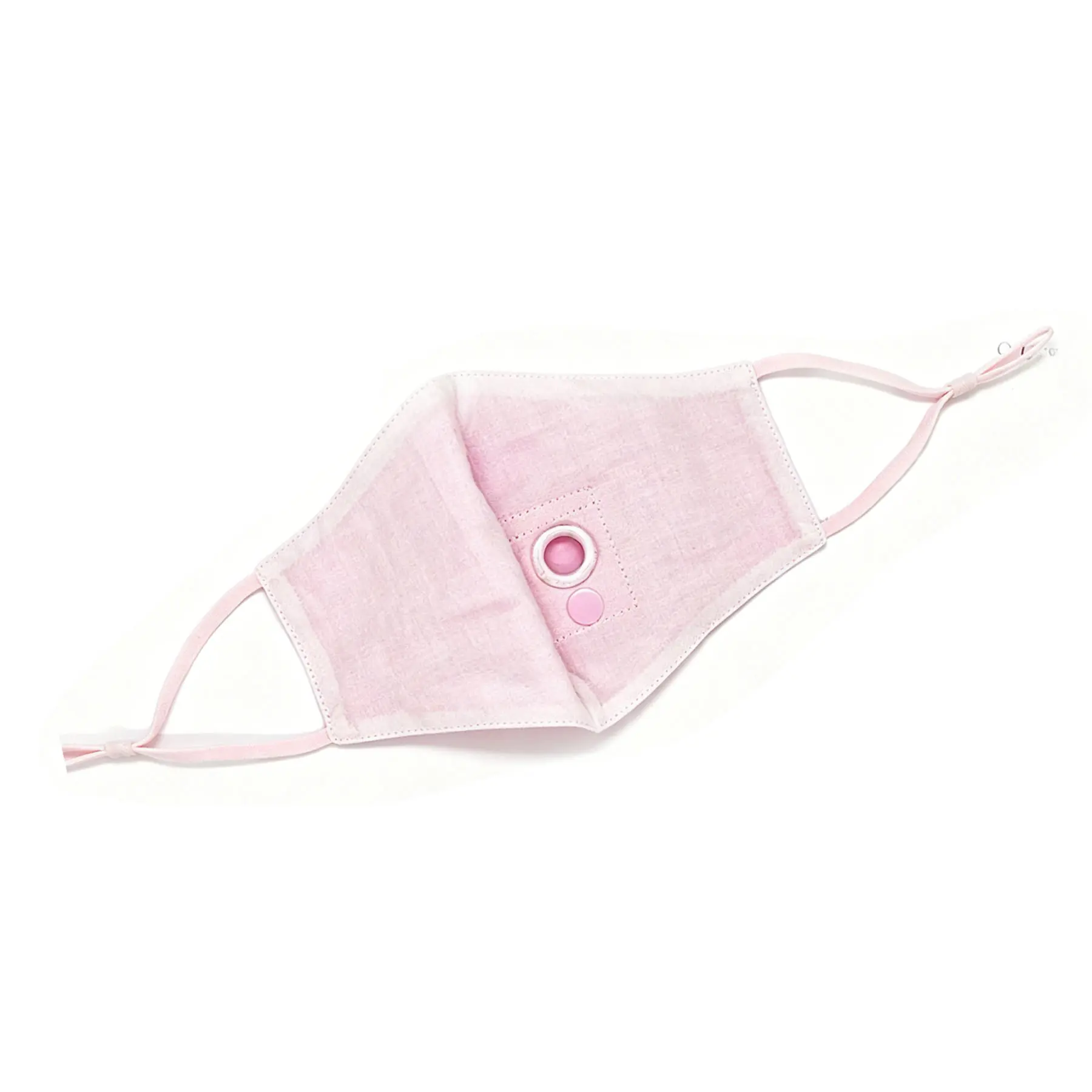 Reusable Fabric Mask with Beverage Opening