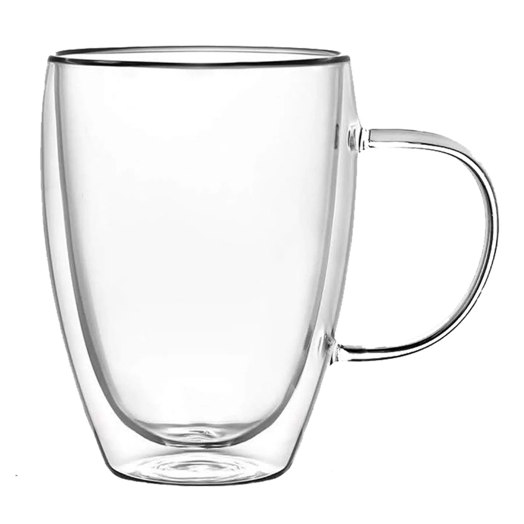 Insulated Double Wall Glass Mug