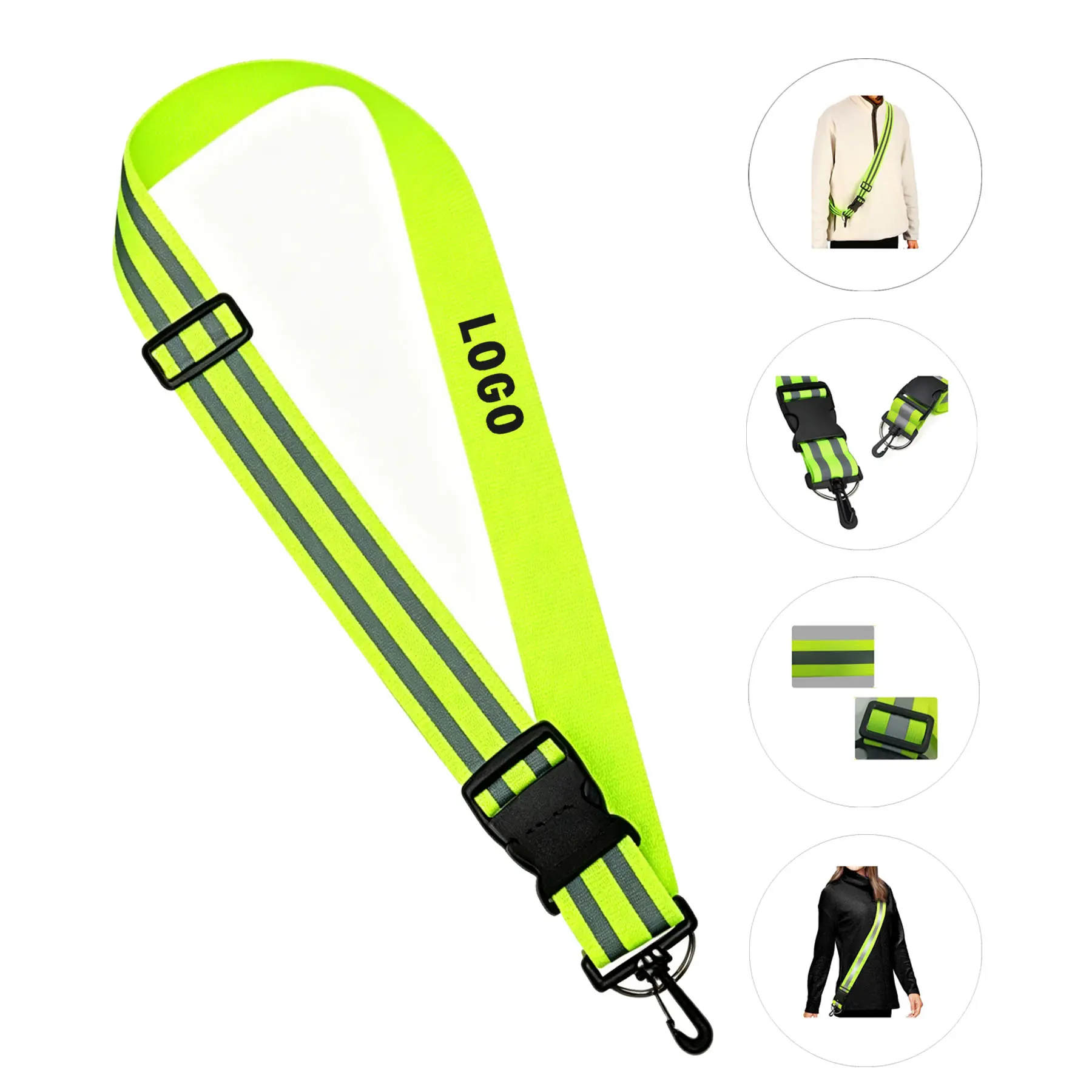 Night Safety Reflective Sash 2