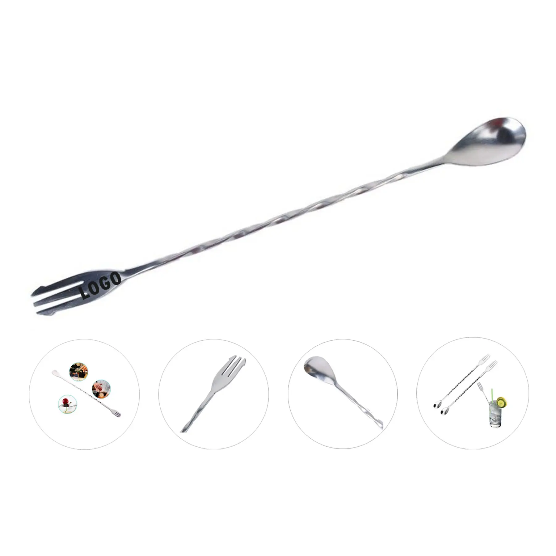 Premium Twisted Beverage Stirring Spoon 2