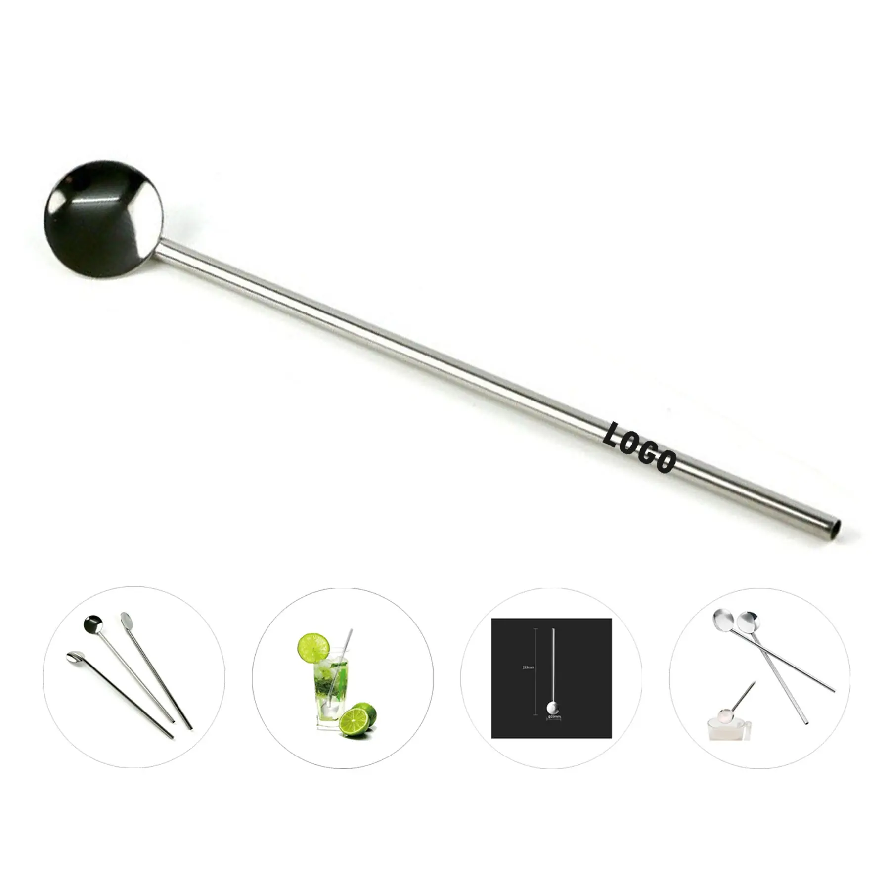 Eco-Friendly Reusable Straw Spoon 2