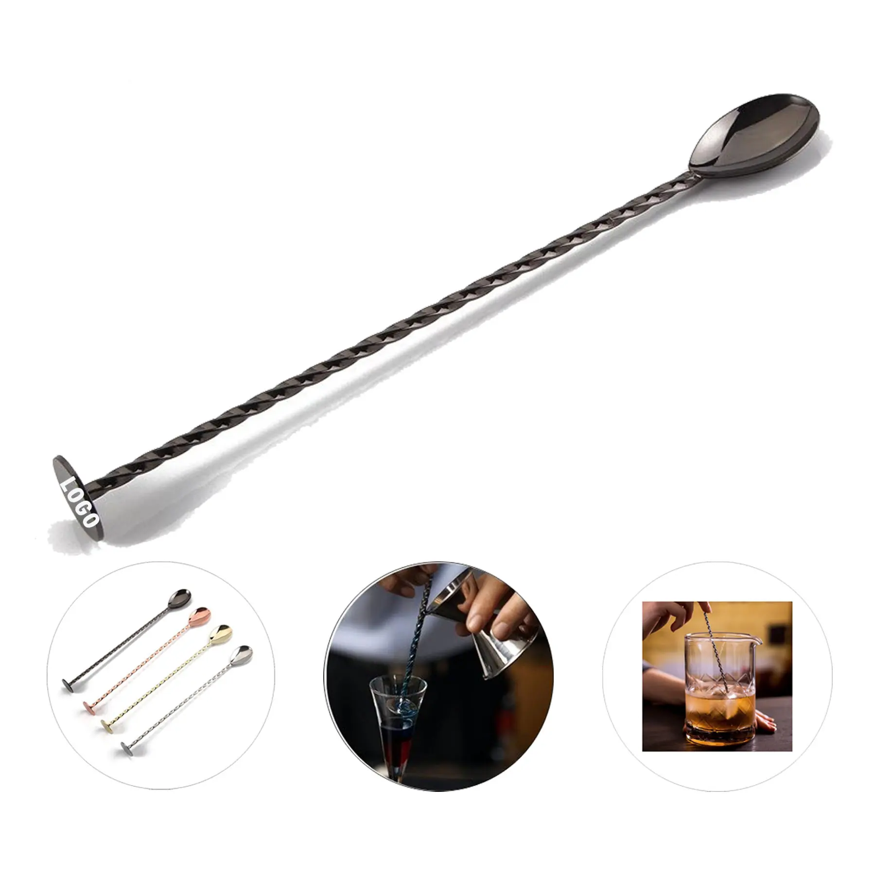 Premium Bar Mixing Spoon 2
