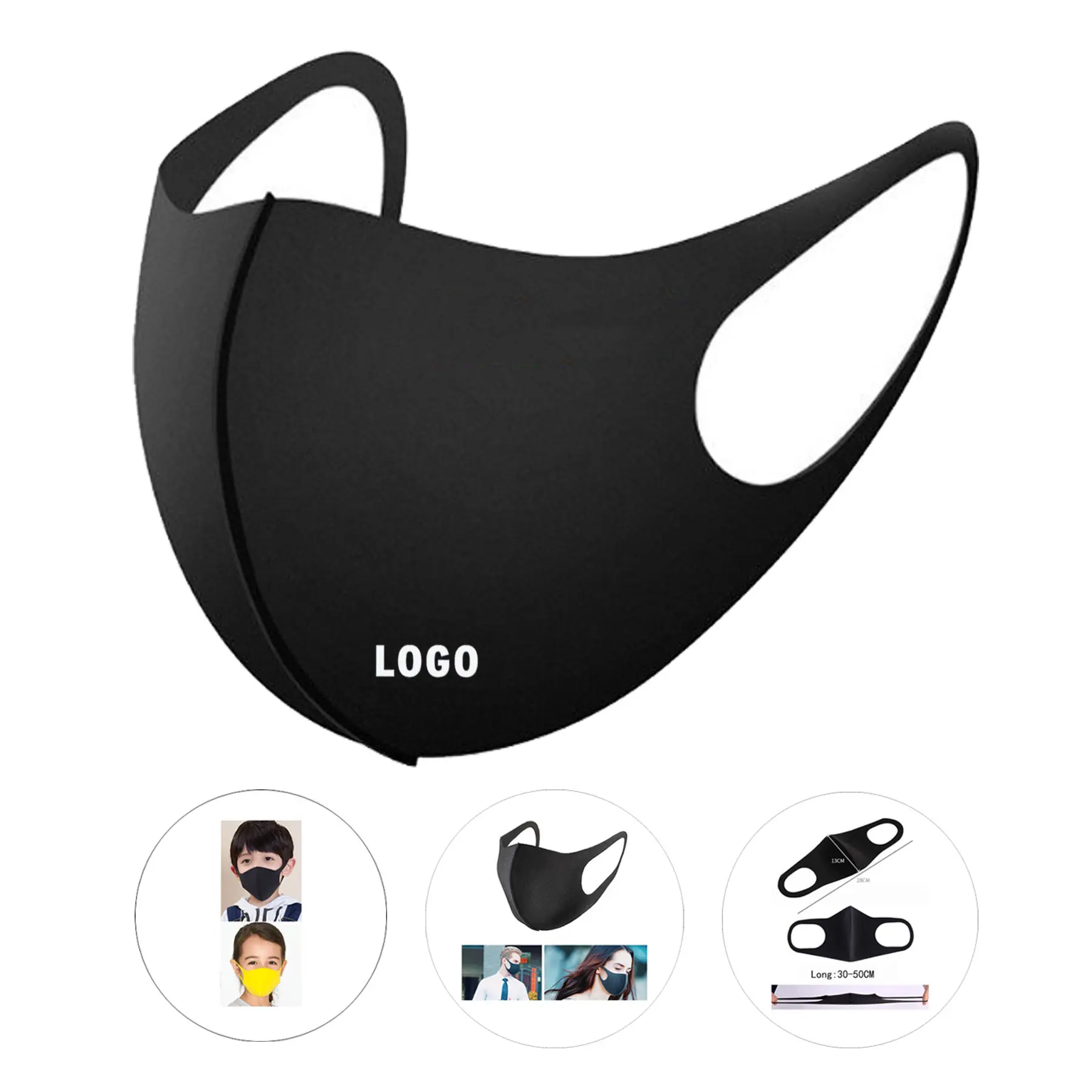 Reusable Washable Anti-Pollution Sponge Face Mask 2