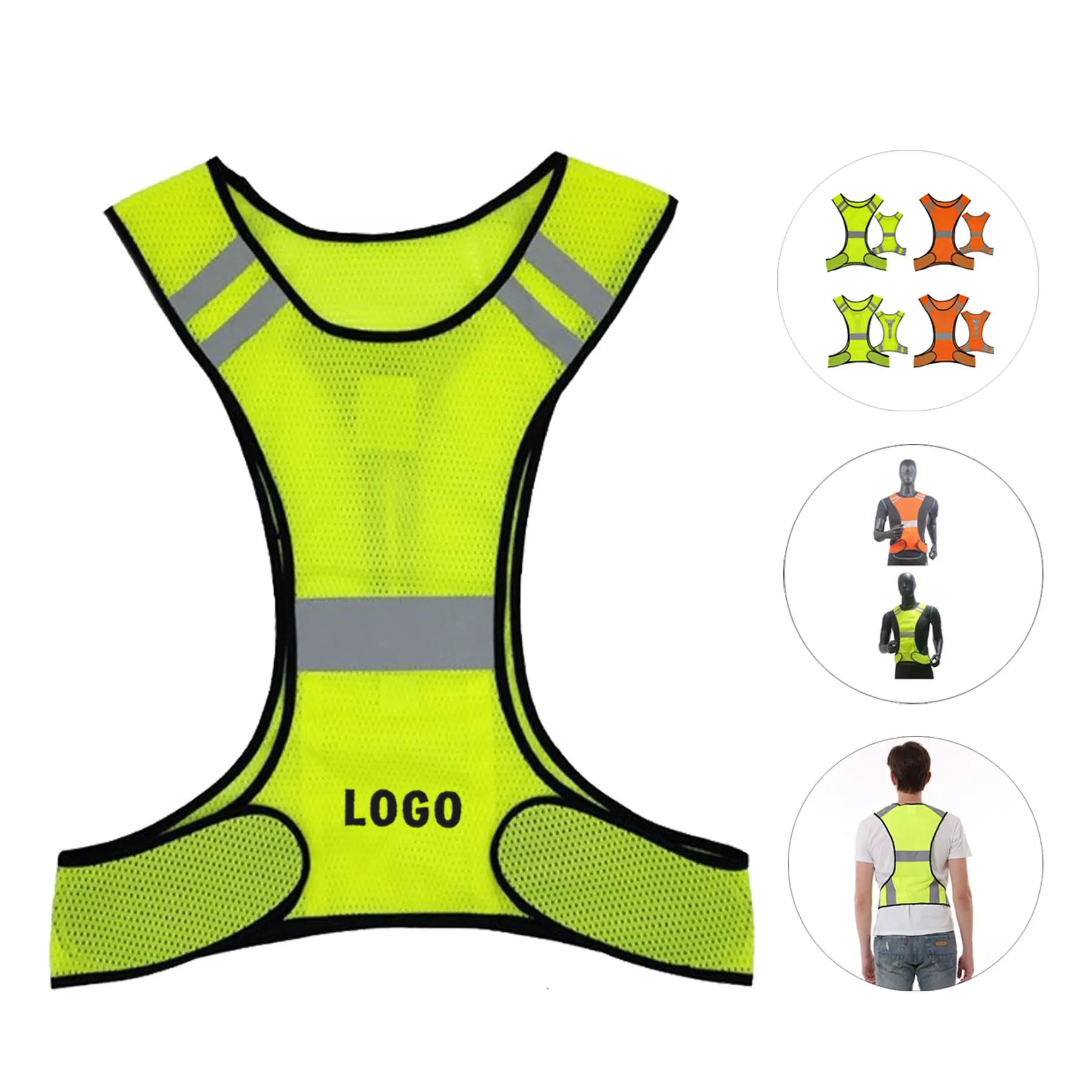 Reflective Safety Vest with Illumination 2