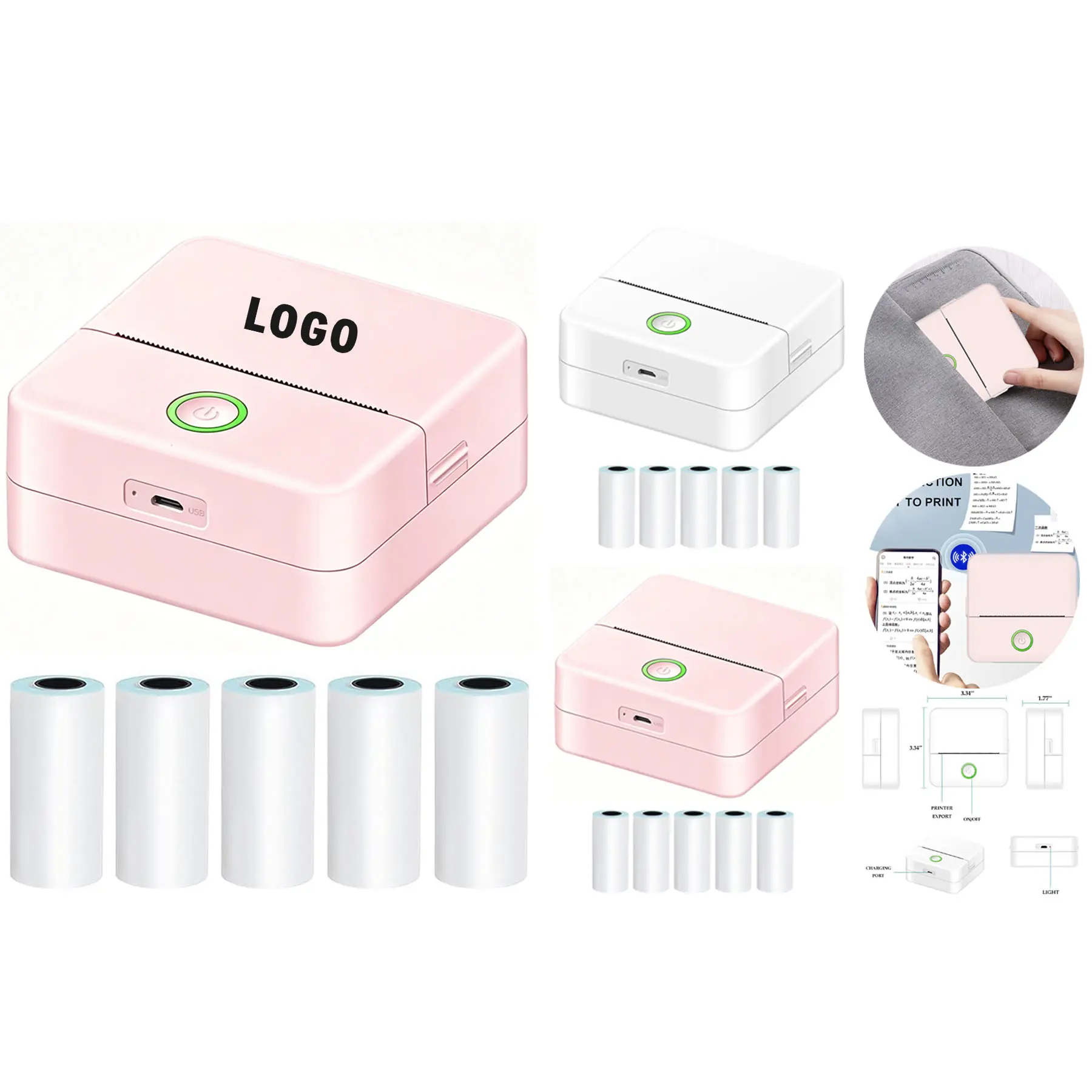 Portable Thermal Label Printer 2