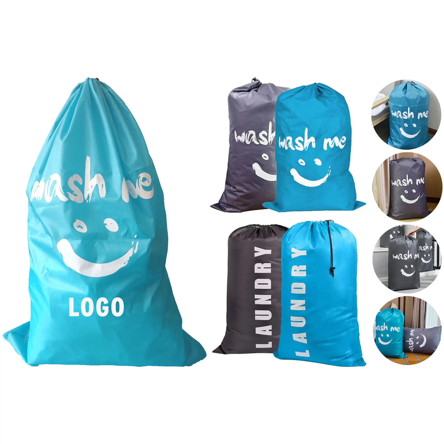 Adjustable Fabric Laundry Organizer 2