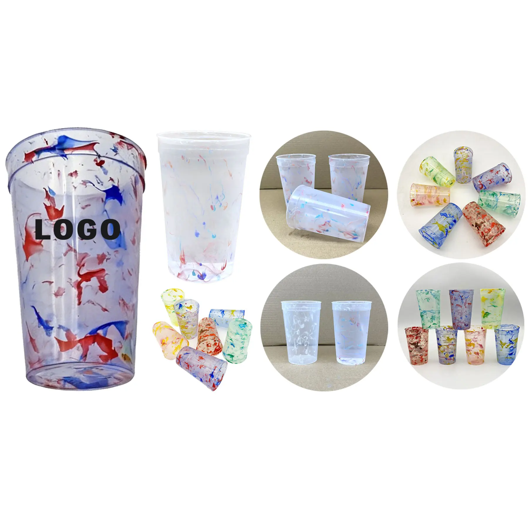 Vibrant Shift Beverage Tumblers 2