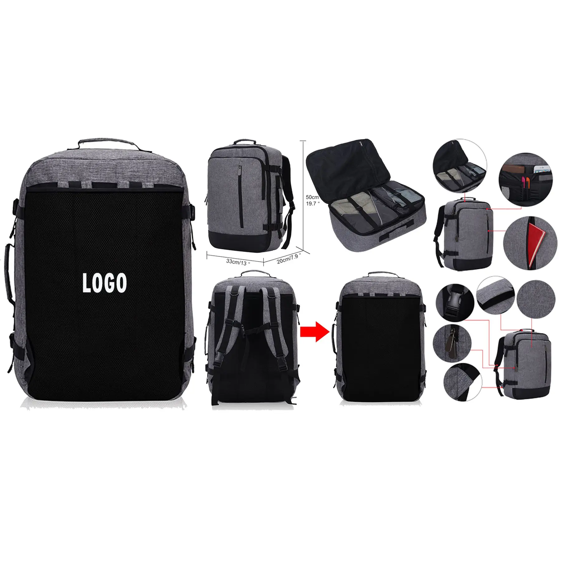 Versatile Compact Travel Backpack 2