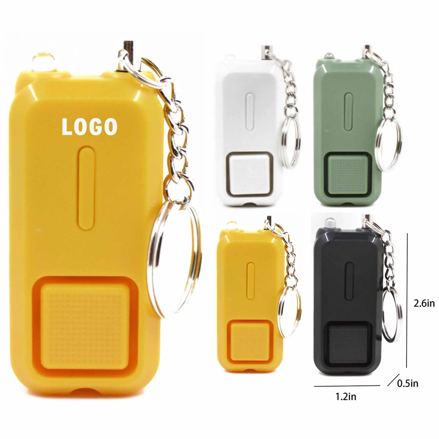 Compact Personal Safety Alarm with LED Light 2