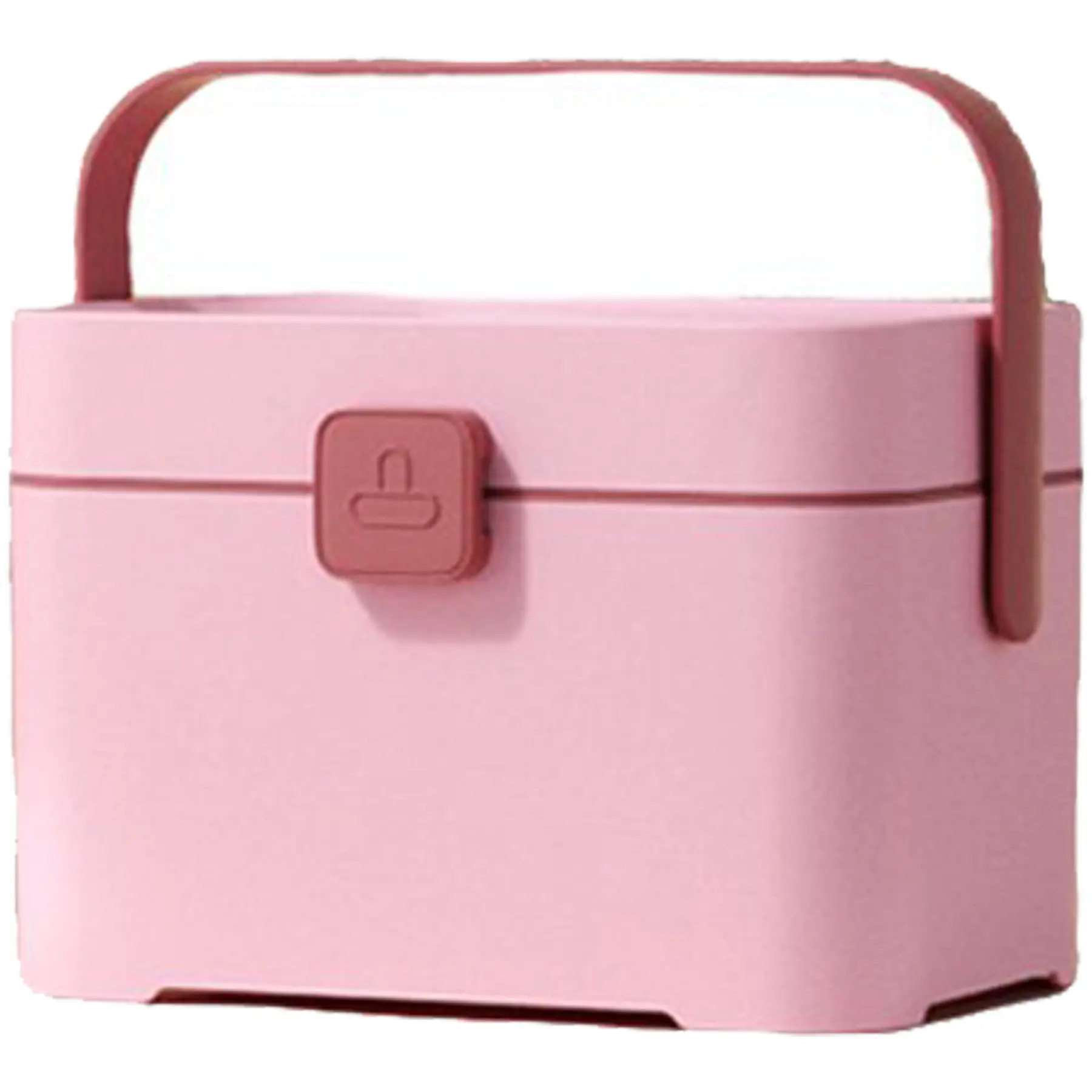 Dual-Compartment Storage Container with Handle