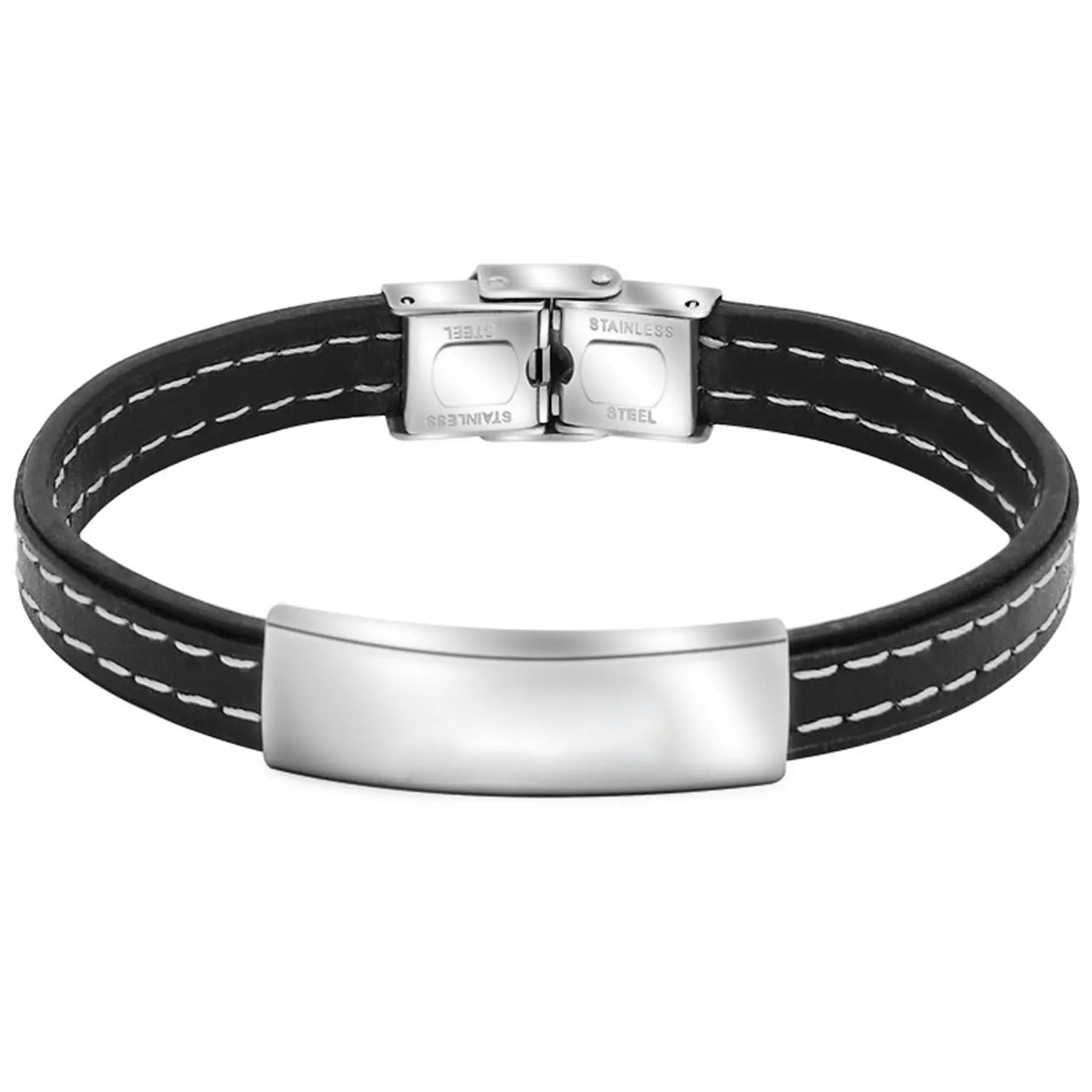 Classic Men's Leather Wristband