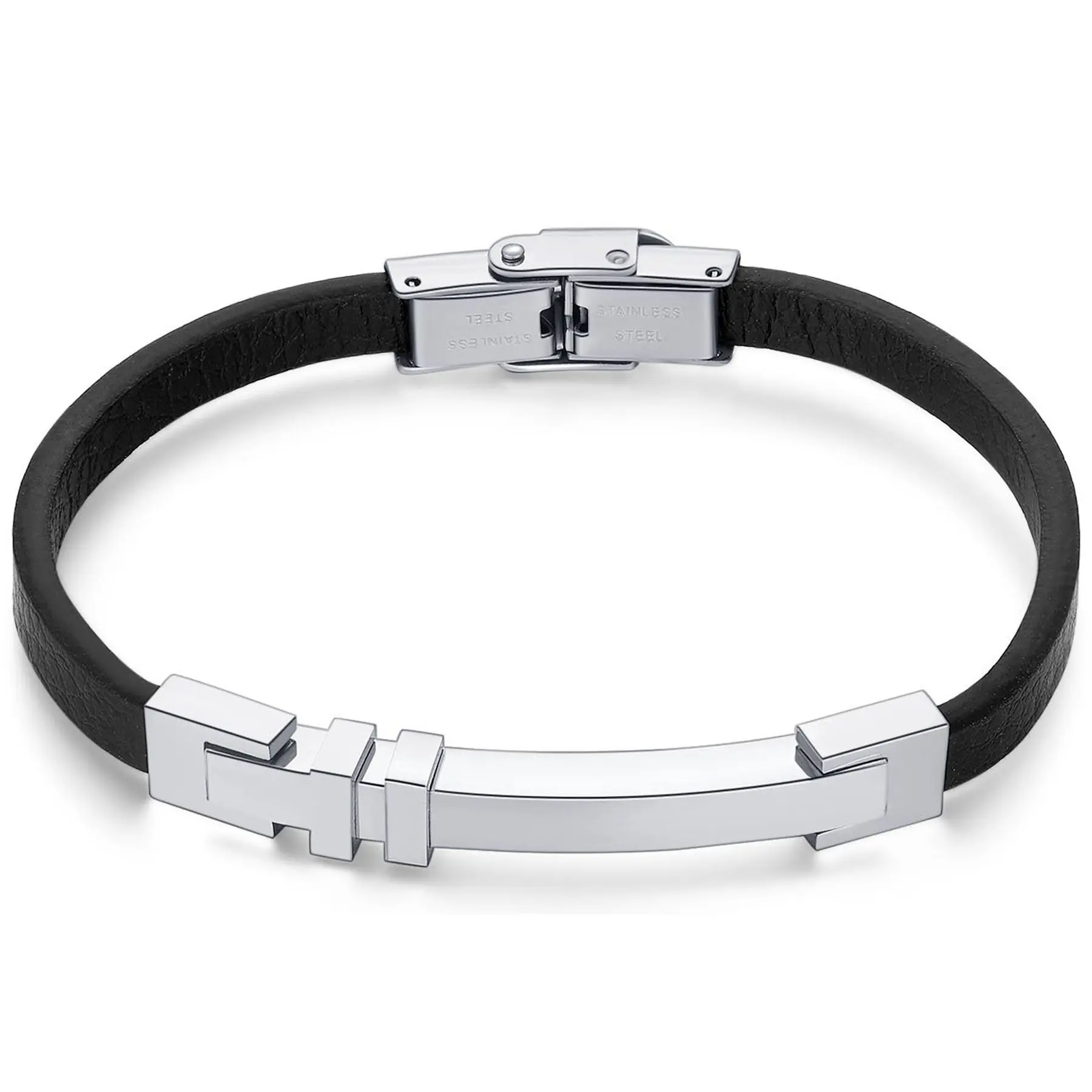 Classic Adjustable Leather Wristband