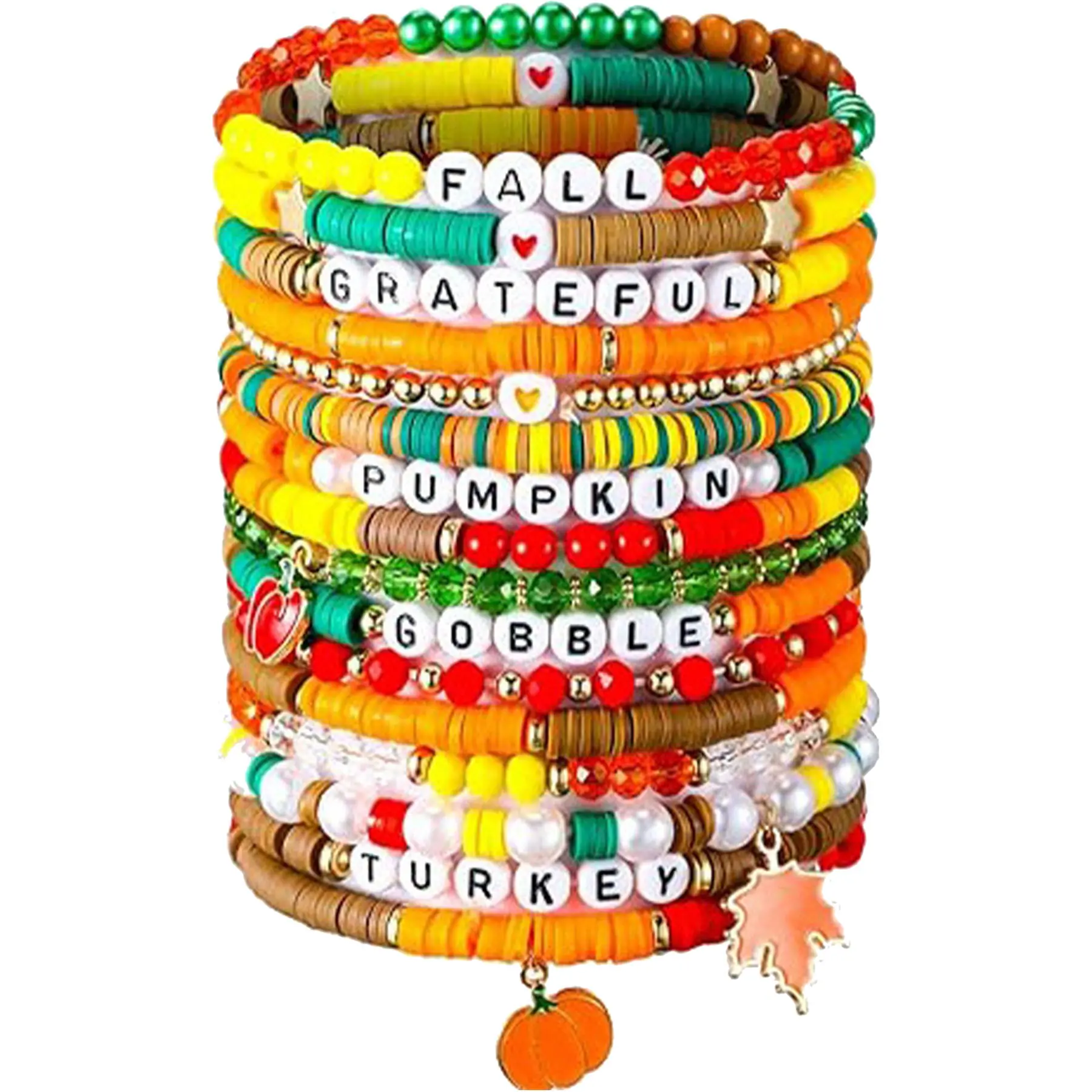 Autumn Harvest Charm Bracelet