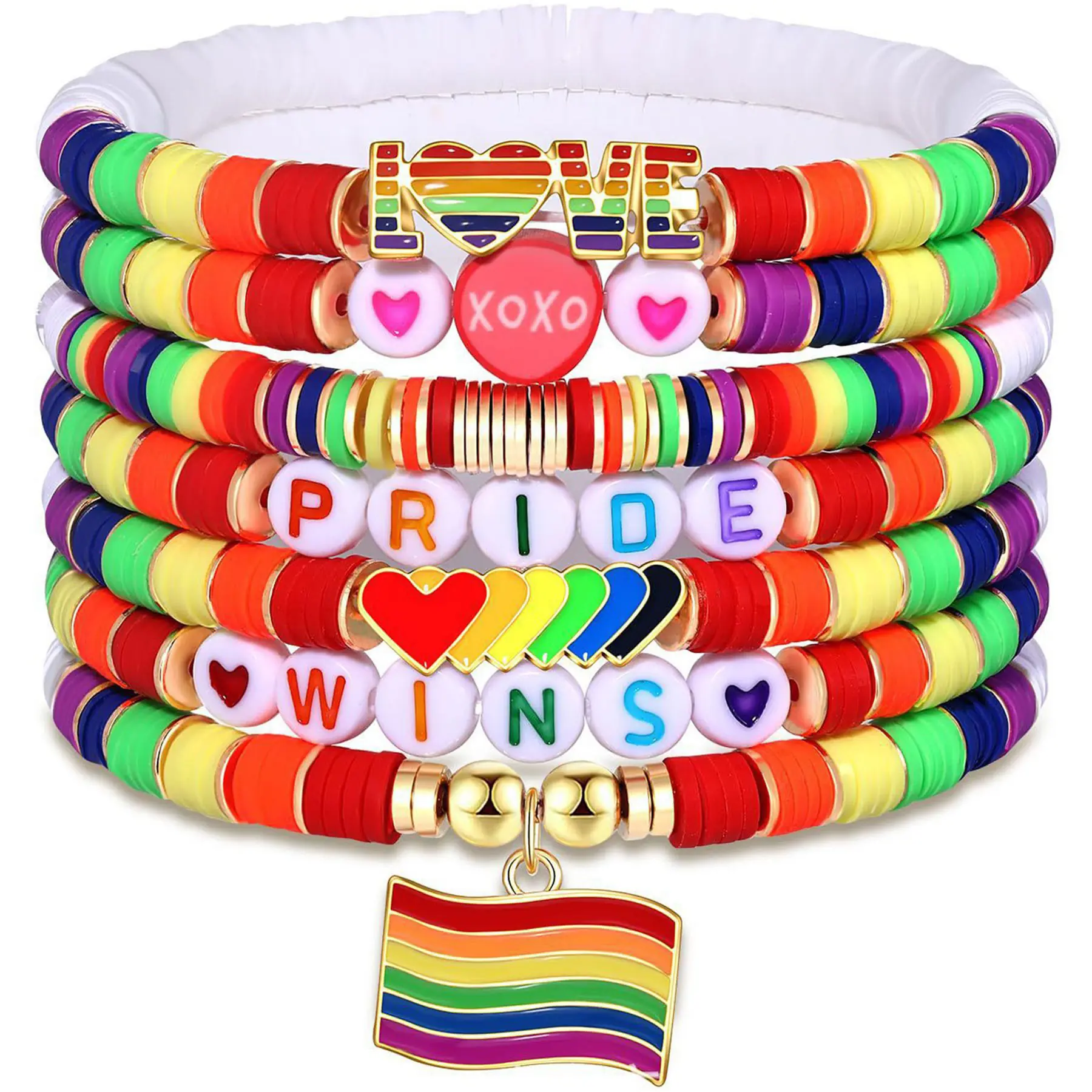 Rainbow Pride Friendship Bracelet