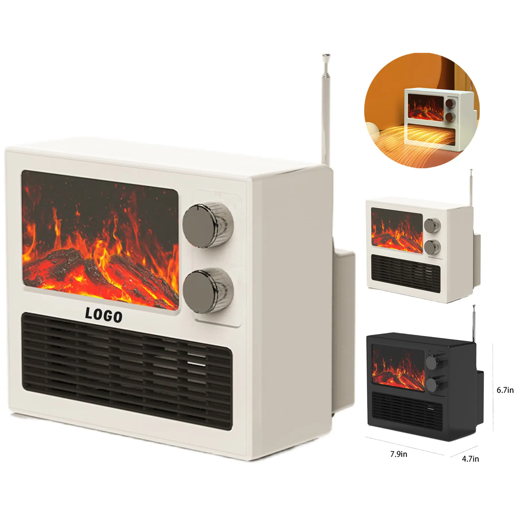 Classic Desktop Heater with Dynamic Heating 2