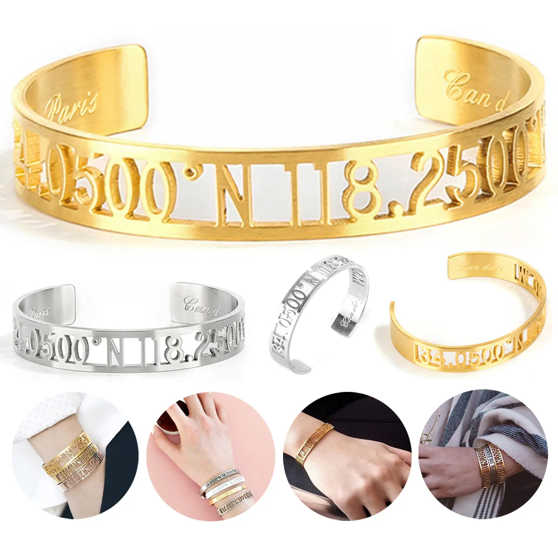 Elegant Steel Personality Bracelet 2