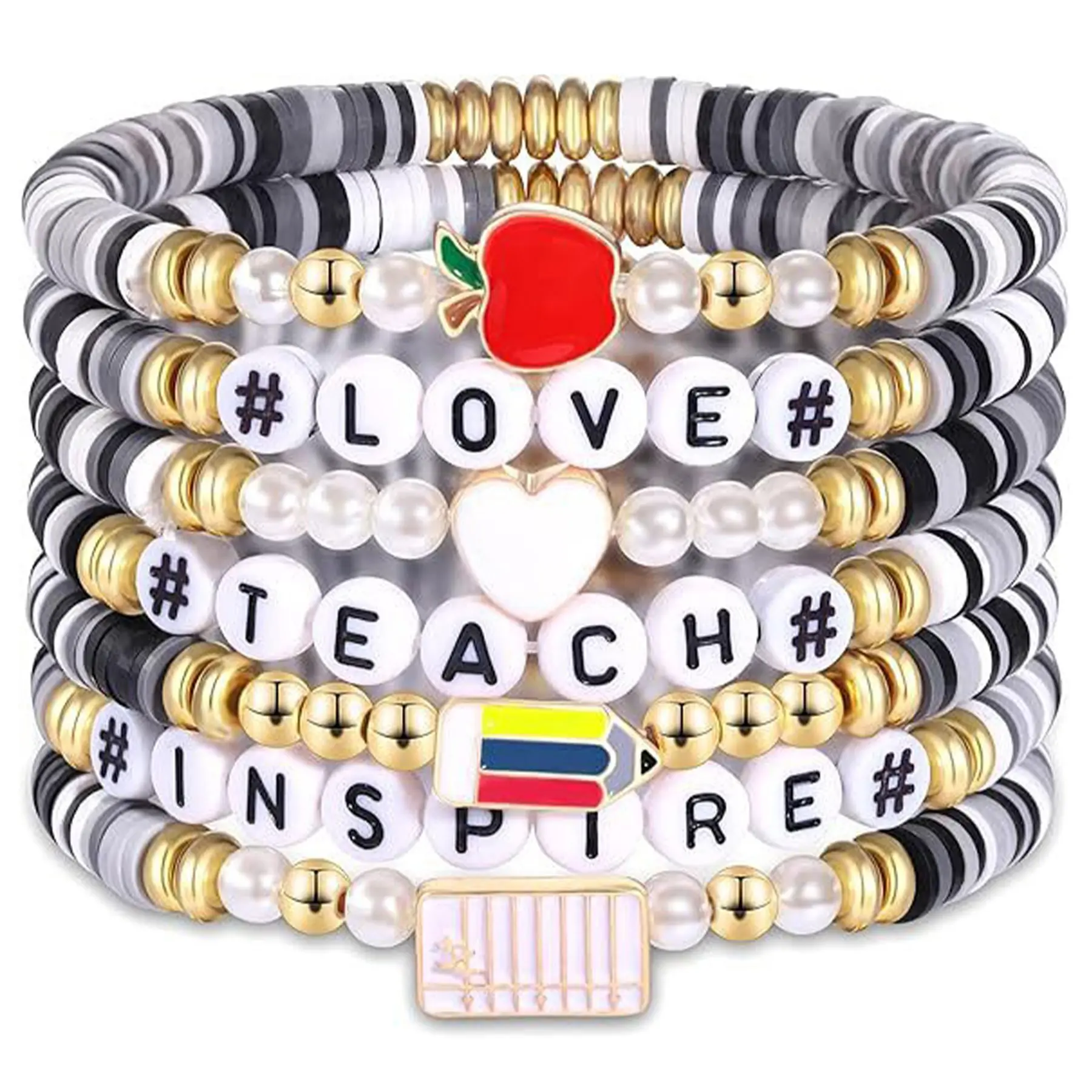 Vibrant Soft Beaded Wristband