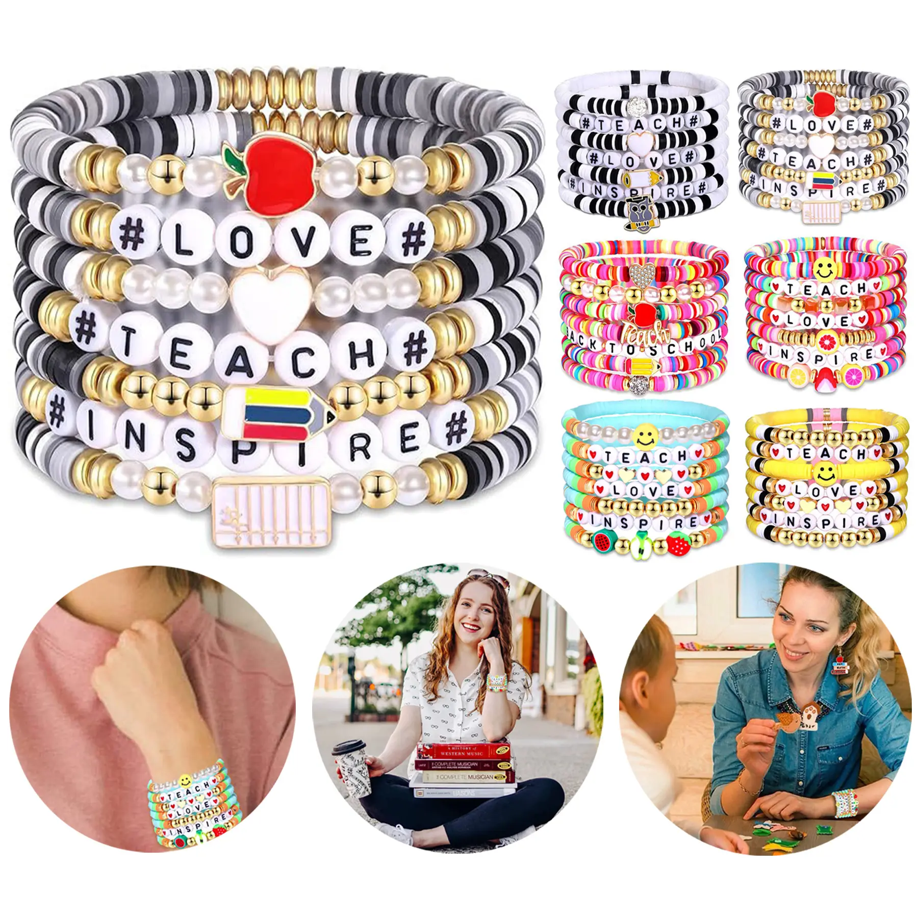 Vibrant Soft Beaded Wristband 2