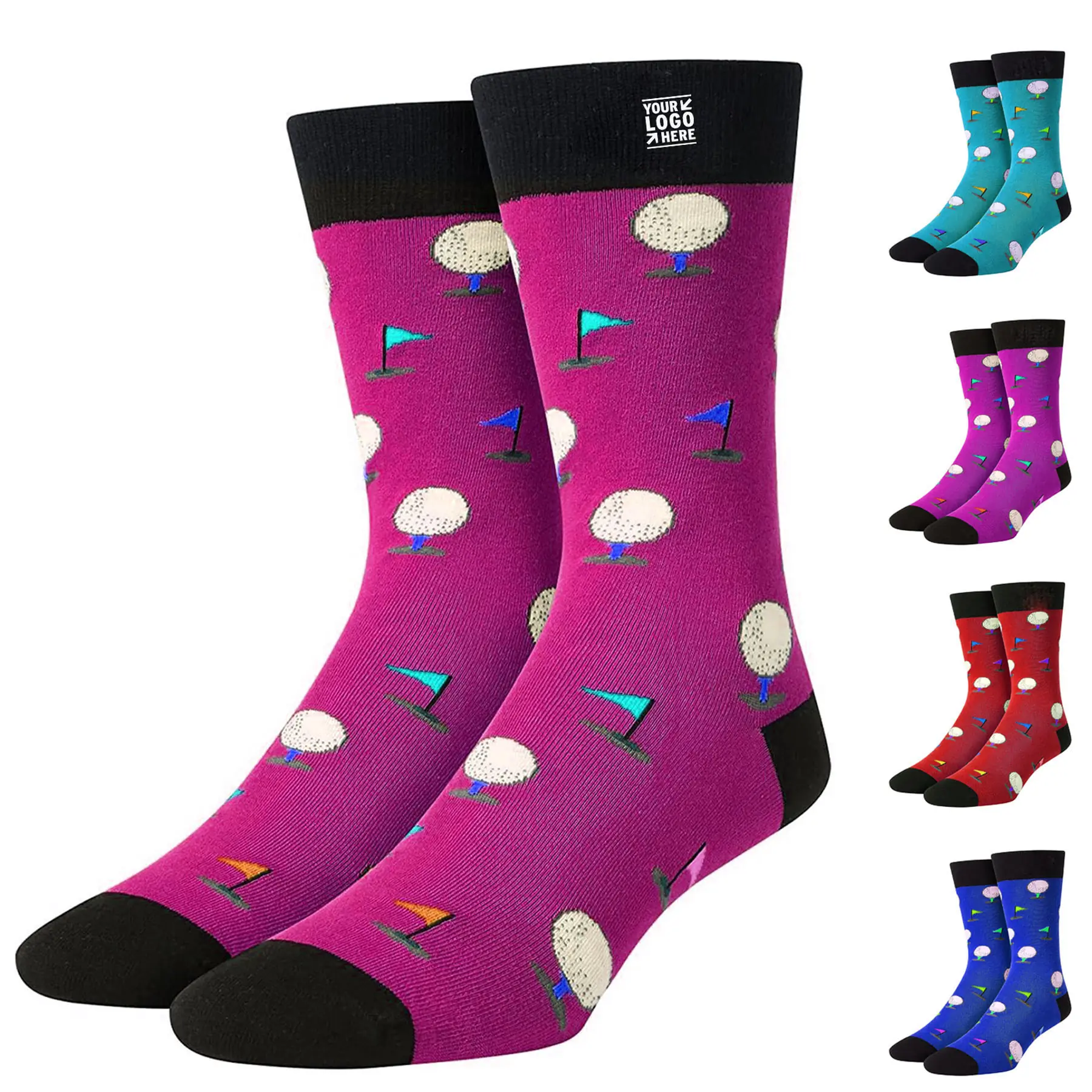 Bamboo Jacquard Comfort Socks 2
