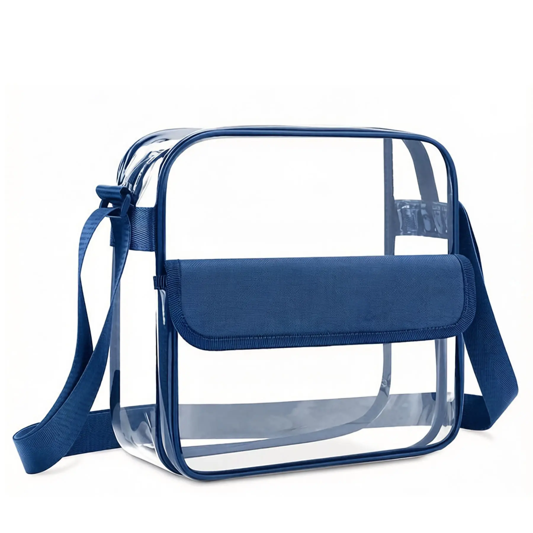 Clear Shoulder Messenger Tote Bag