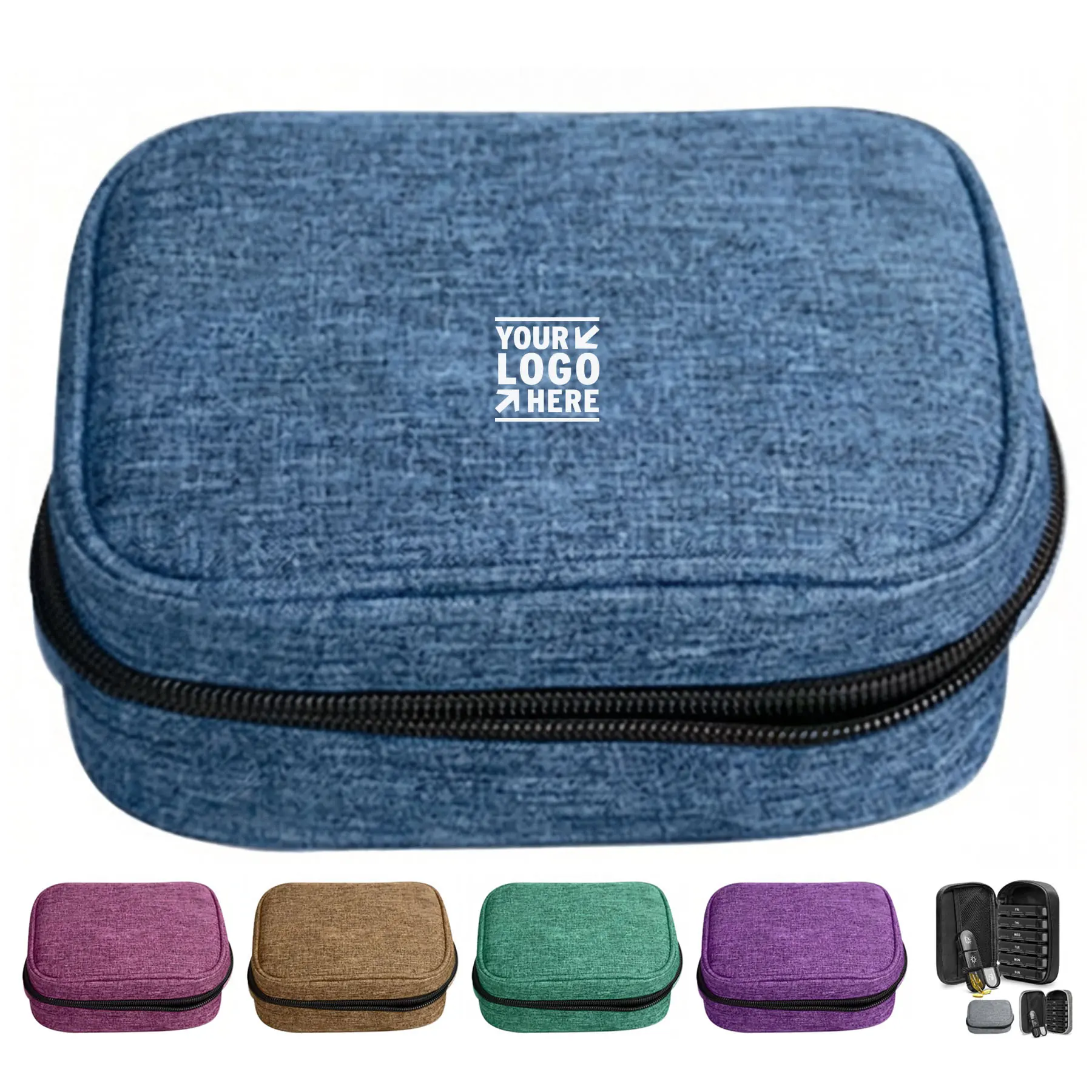 Compact Travel Pill Organizer 2