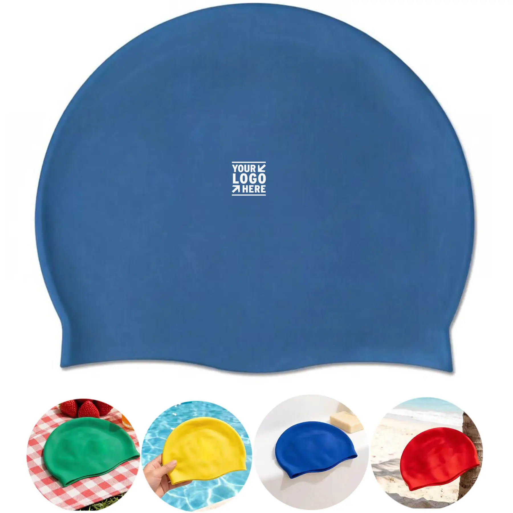 AquaFlex Silicone Swim Cap 2