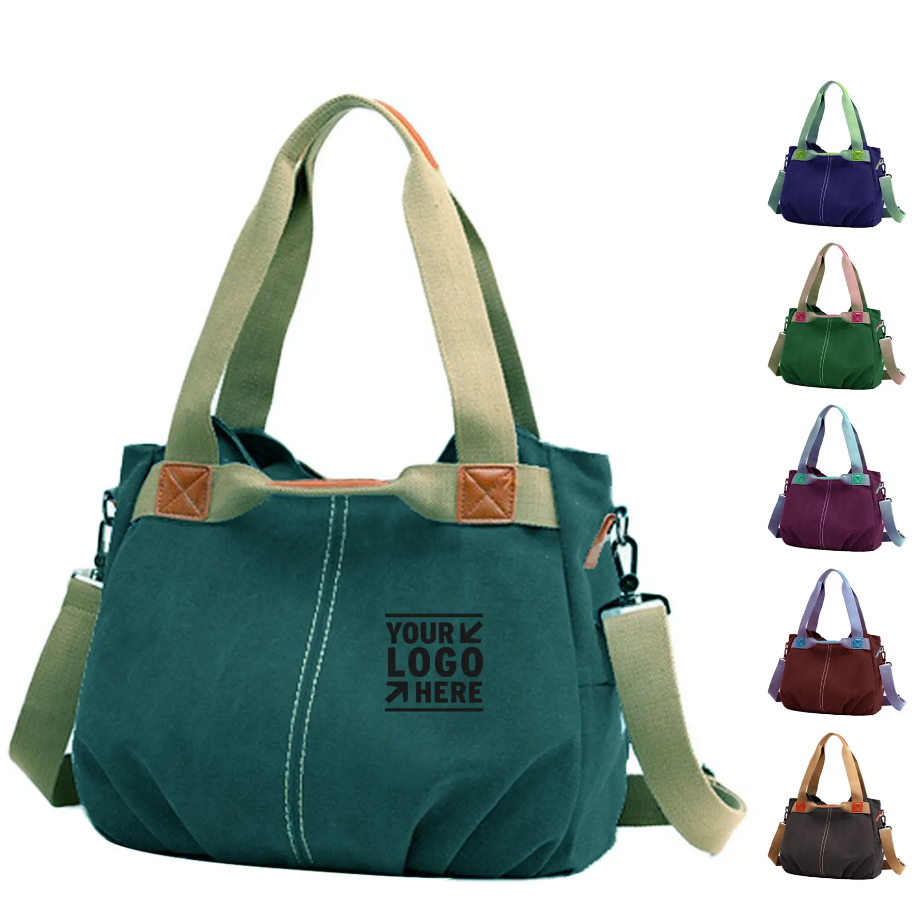 Premium Canvas Shoulder Tote 2