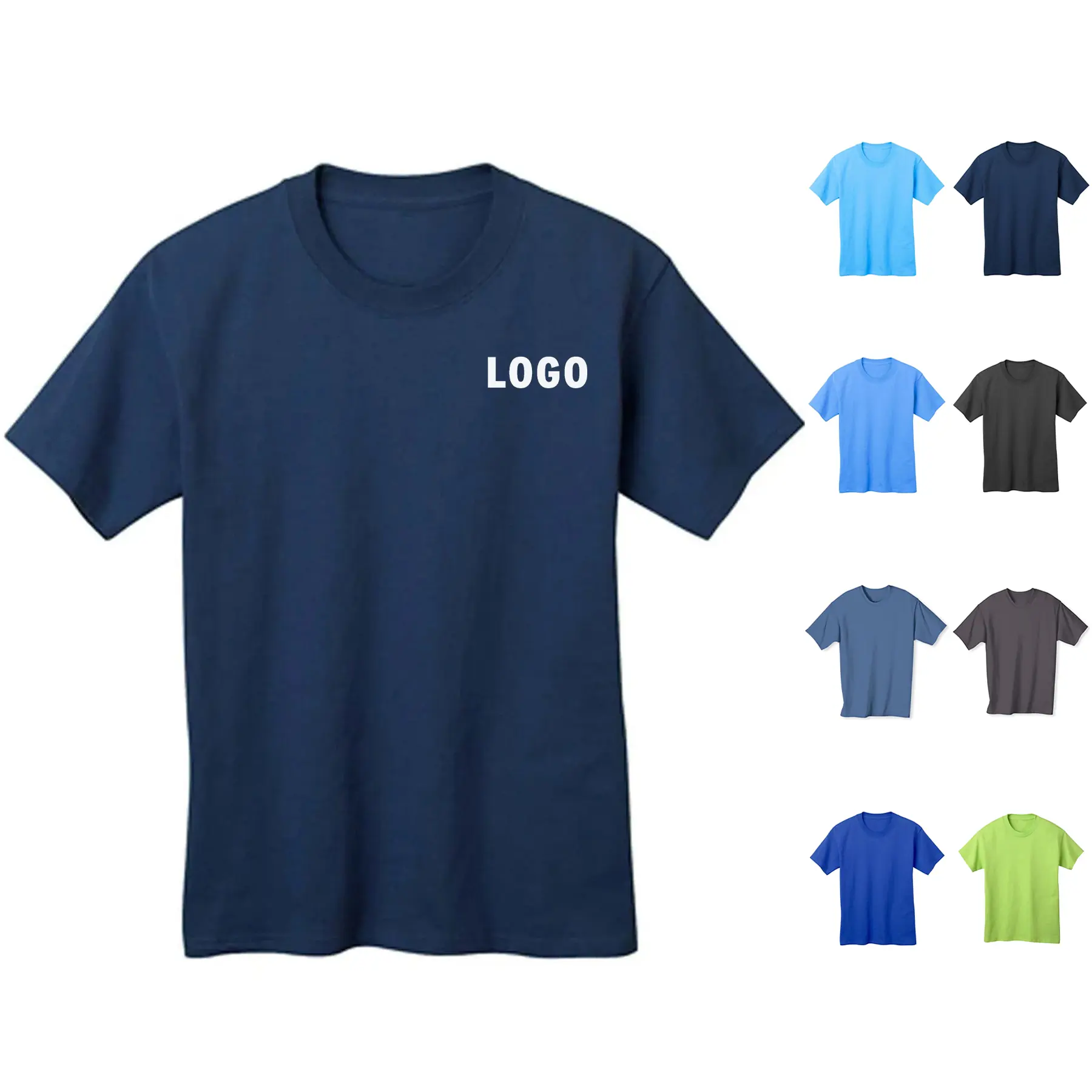 Kids Heavyweight Cotton Tee with Tagless Comfort Collar 2