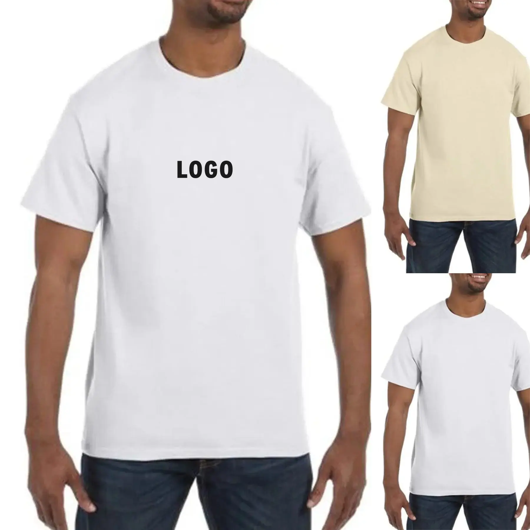 Soft Tagless Cotton Tee White Neutral Everyday Essential 2