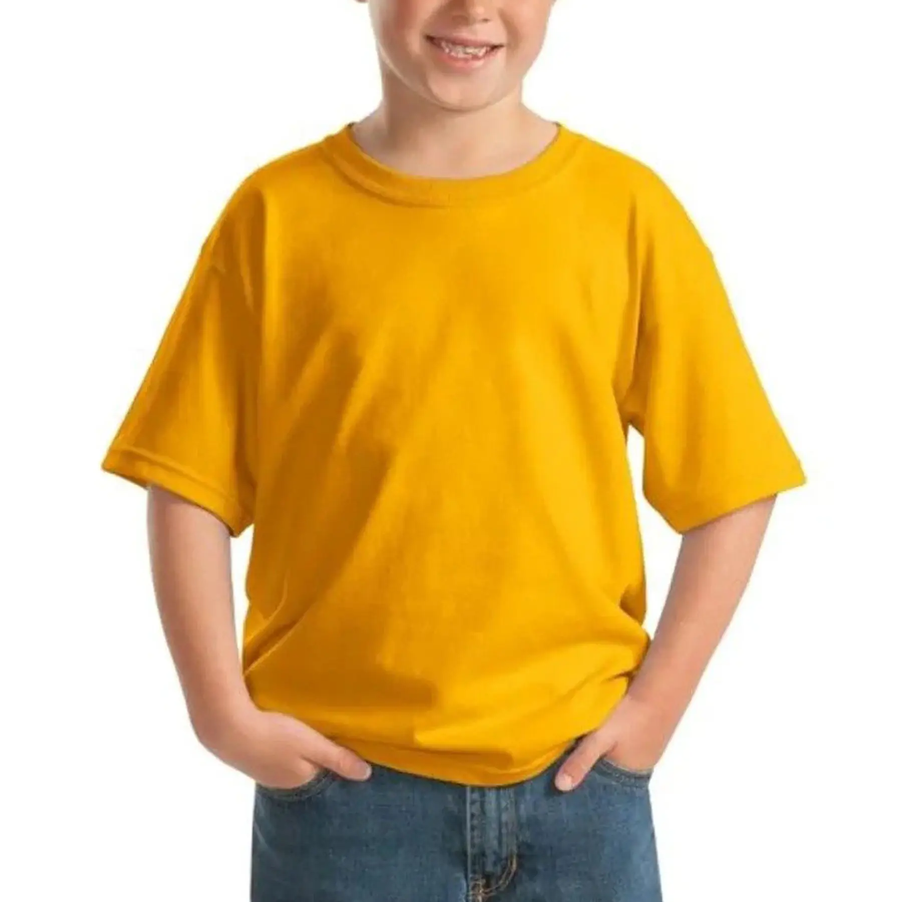 Youth Heavy 100% Cotton Tee for Custom Printing