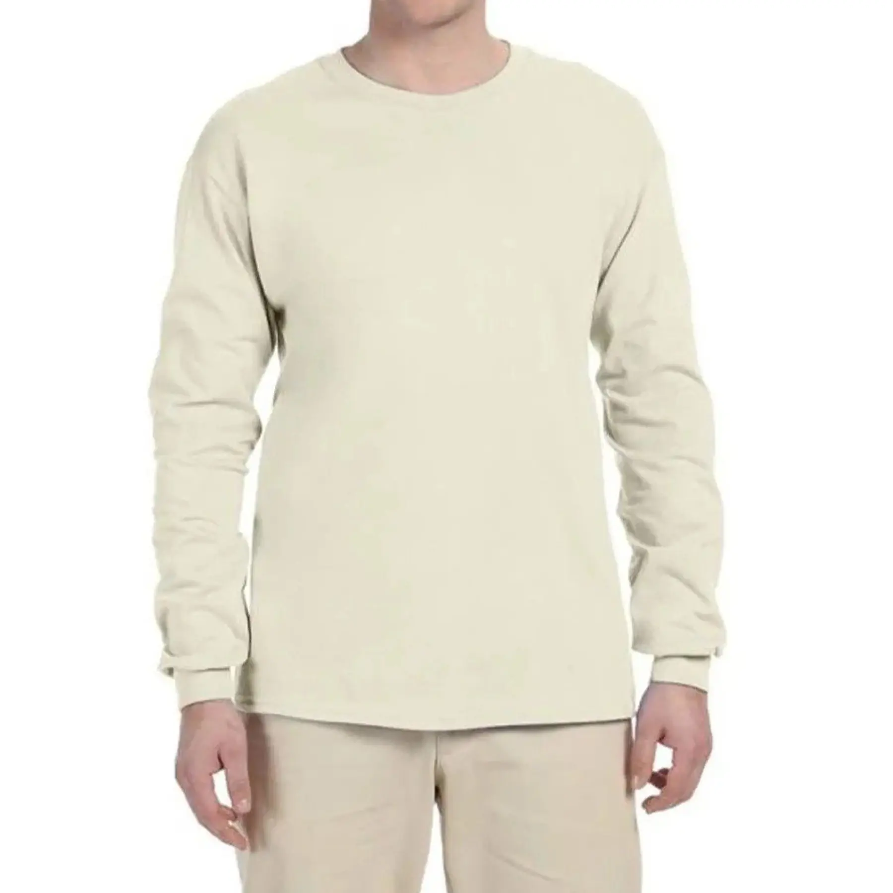 Classic Long Sleeve Tee for Custom Designs - Heavyweight Cotton